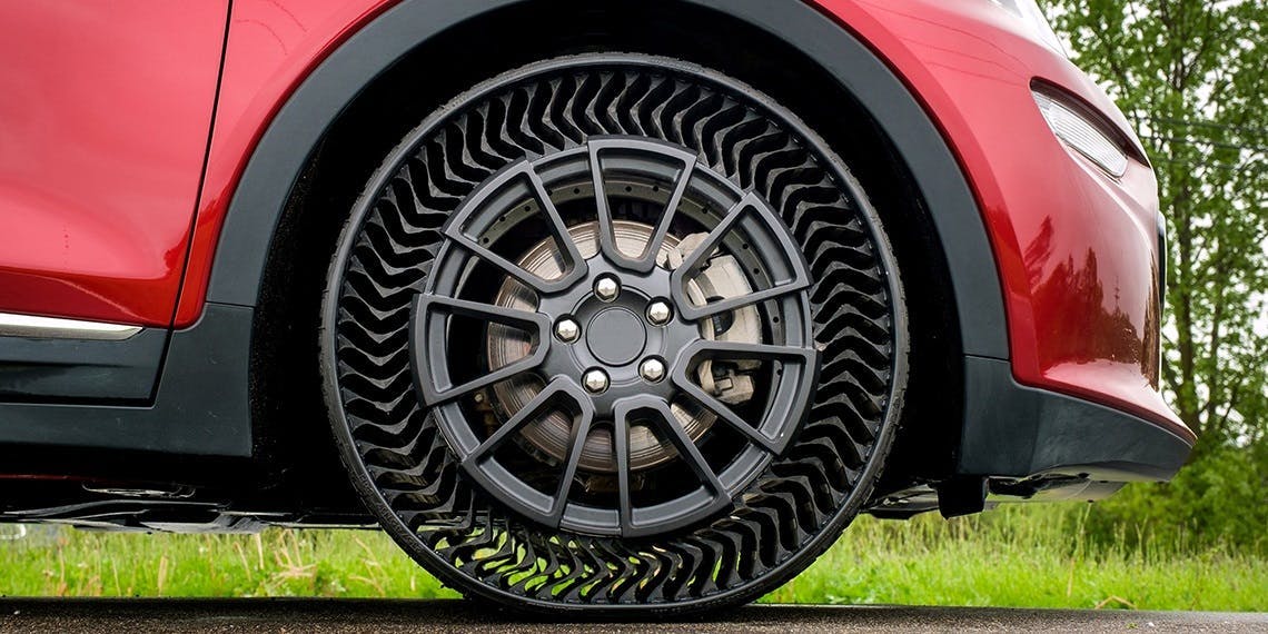 Michelin invente un pneu sans air increvable