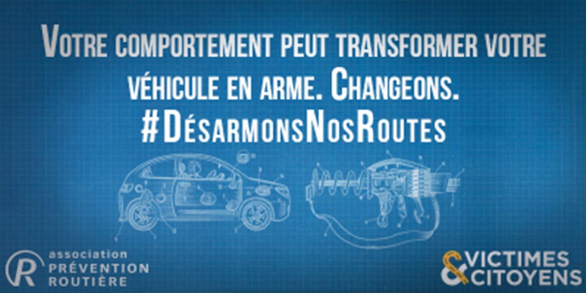 visuel slogan campagne Prévention Routière et Victimes & Citoyens janvier 2021
