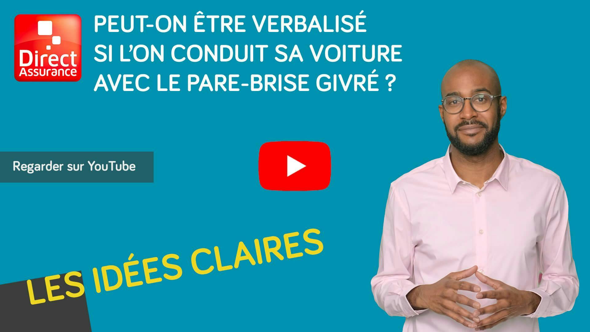vidéo peut-on être verbalisé si l'on conduit sa voiture avec le pare-brise givré ?