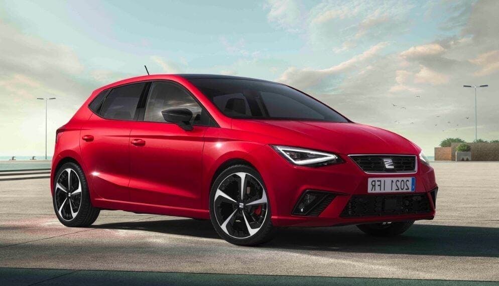 voiture seat ibiza rouge