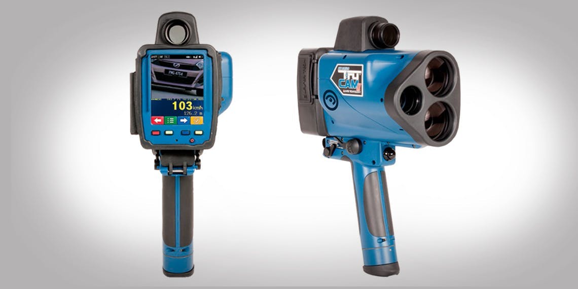 radar TruCam II de face et profil Laser Technology