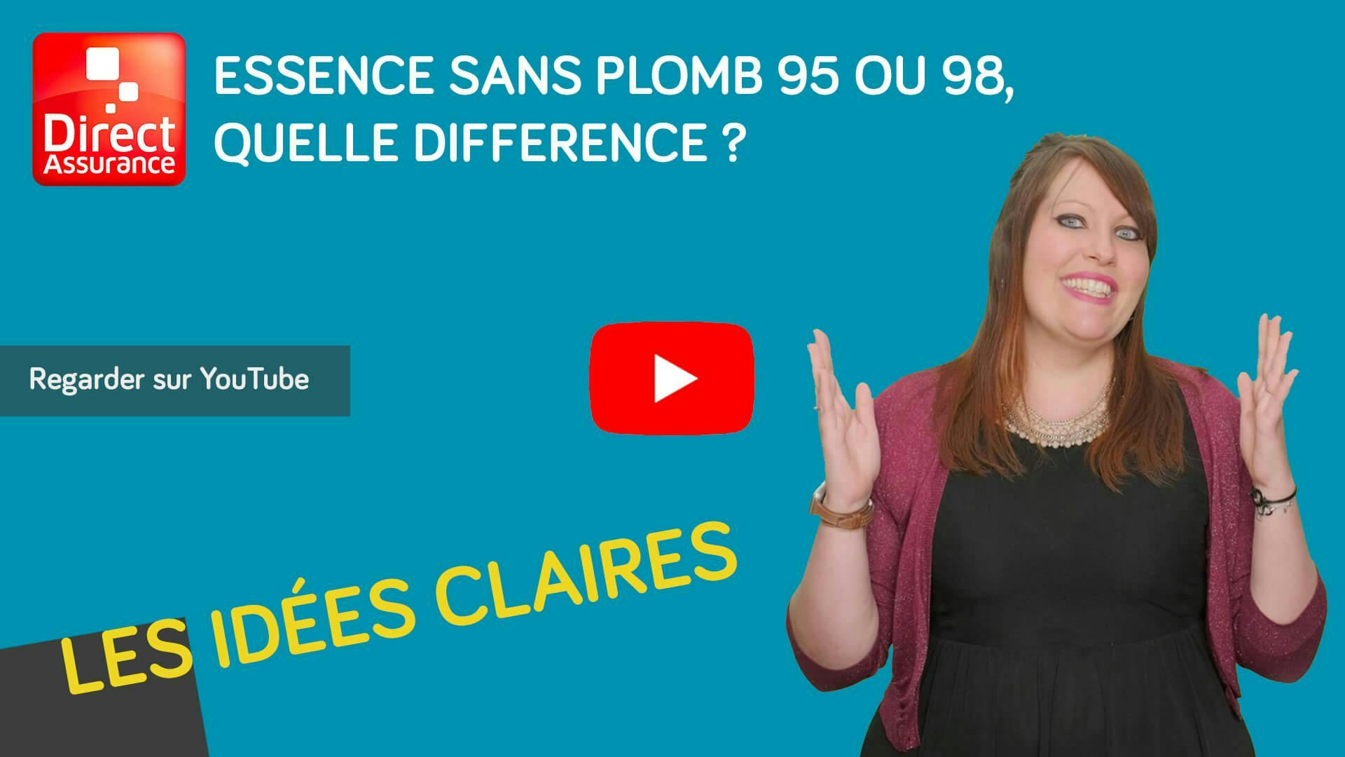 video essence sans plomb 95 et 98 quelles différences