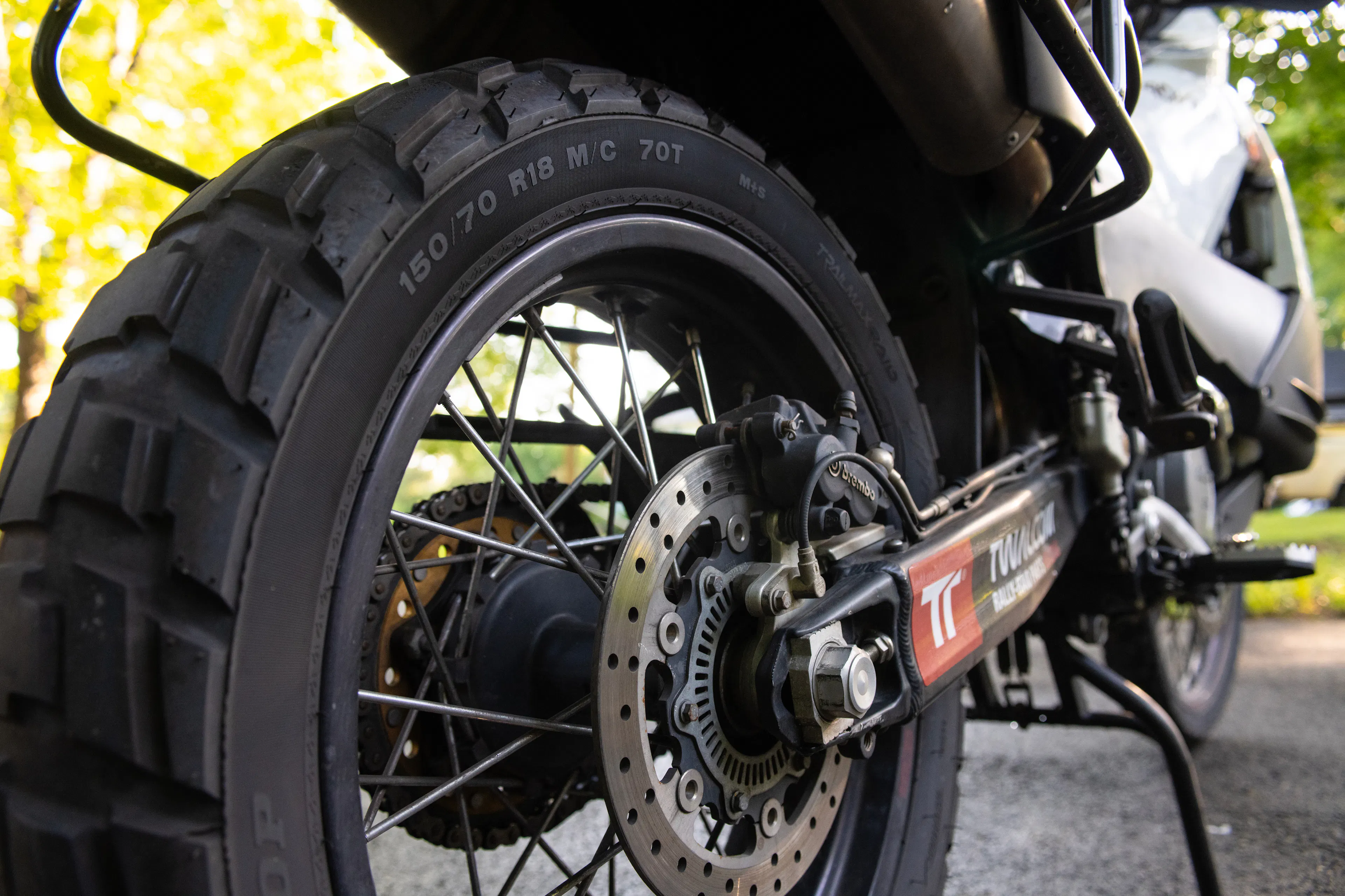 2010 KTM 990 Adventure back tire