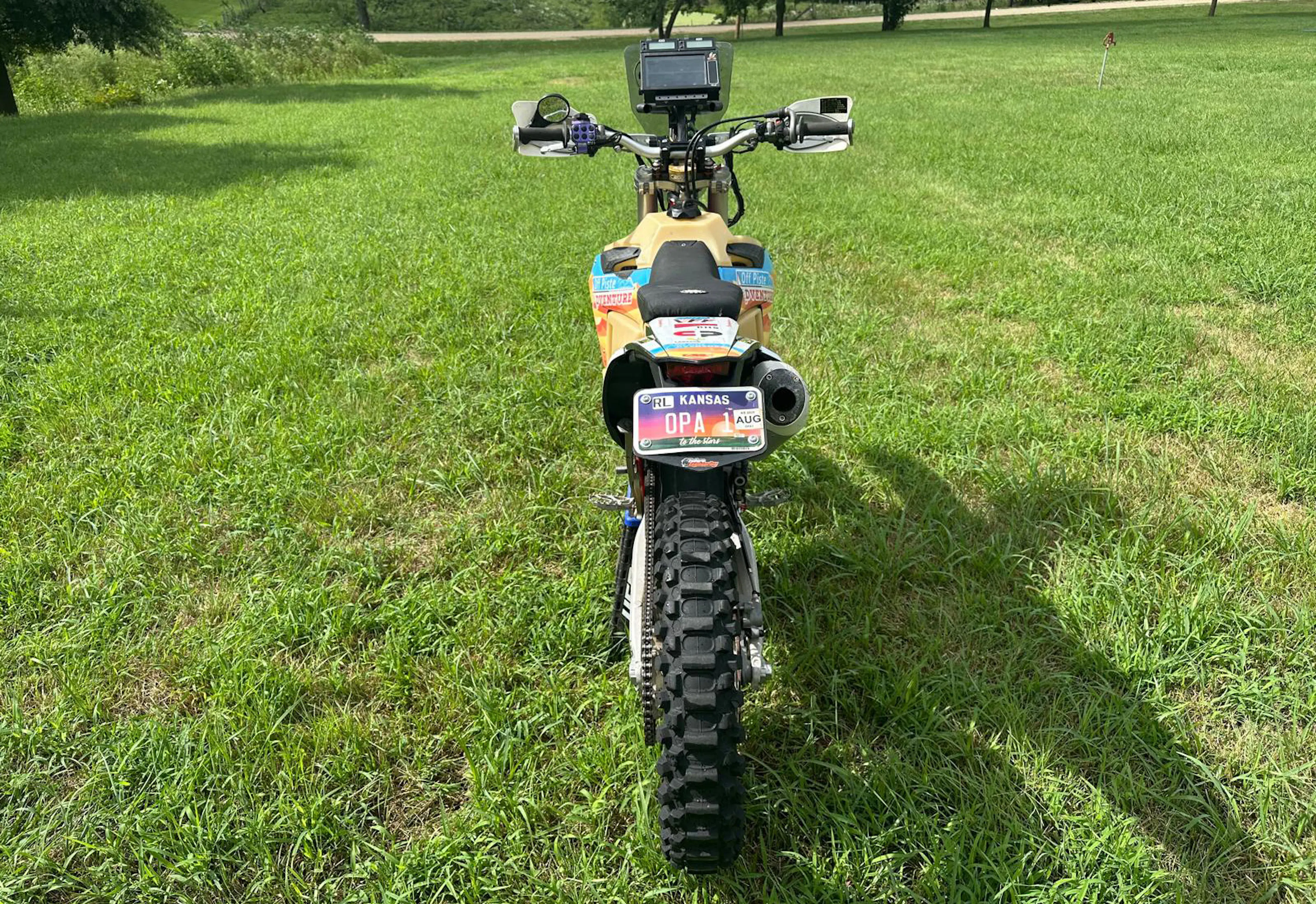 2024 GasGas ES500F rear