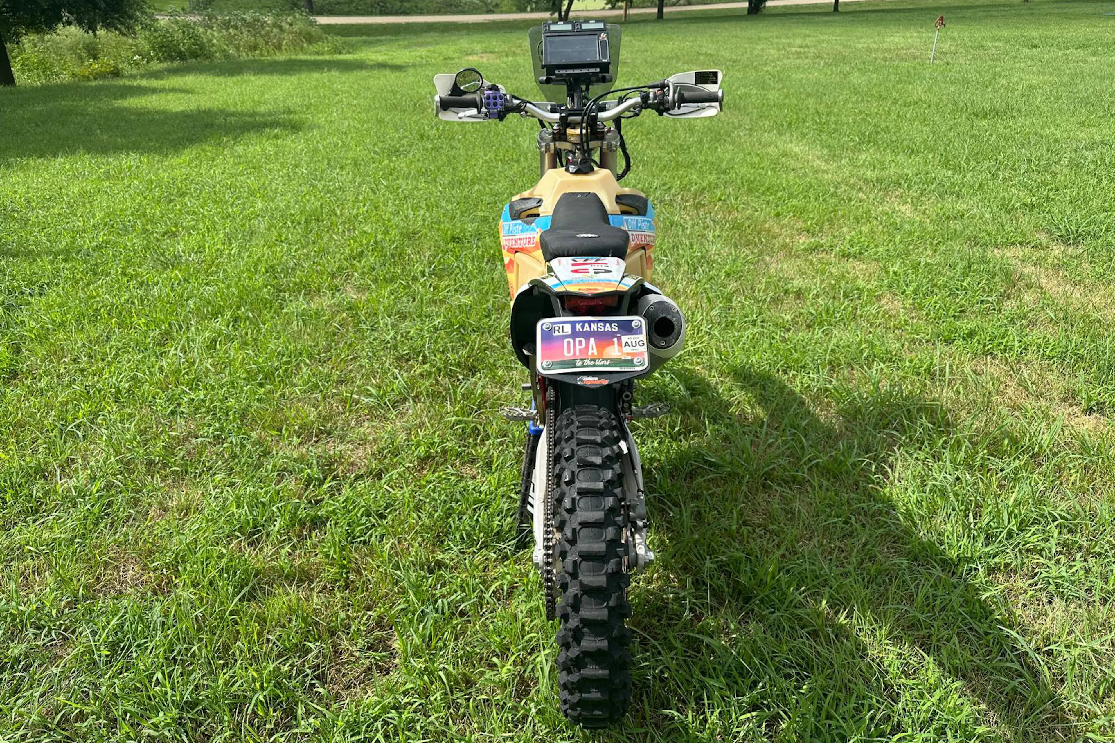 2024 GasGas ES500F rear