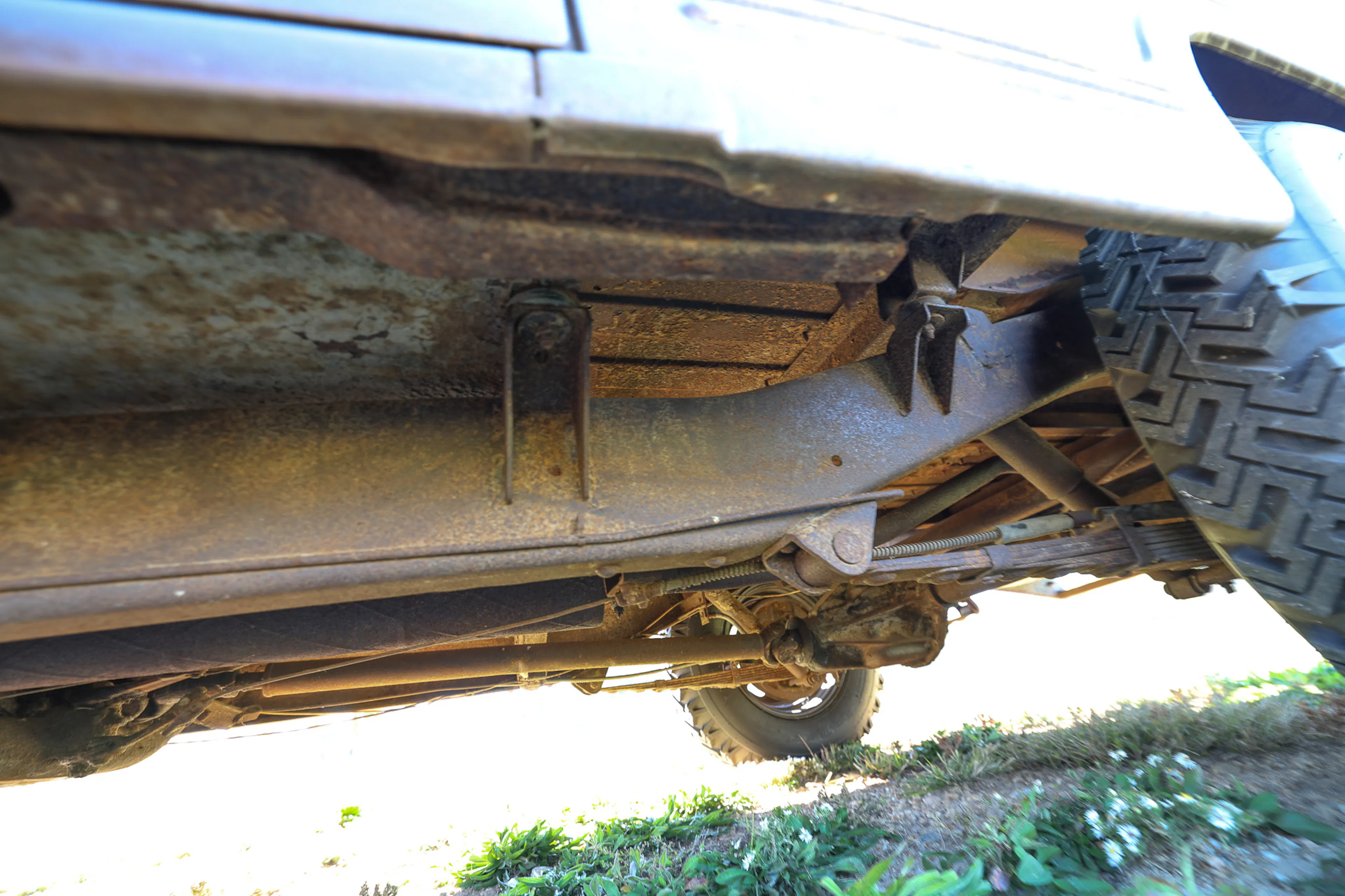 1951 Willys Wagon driver frame rail 