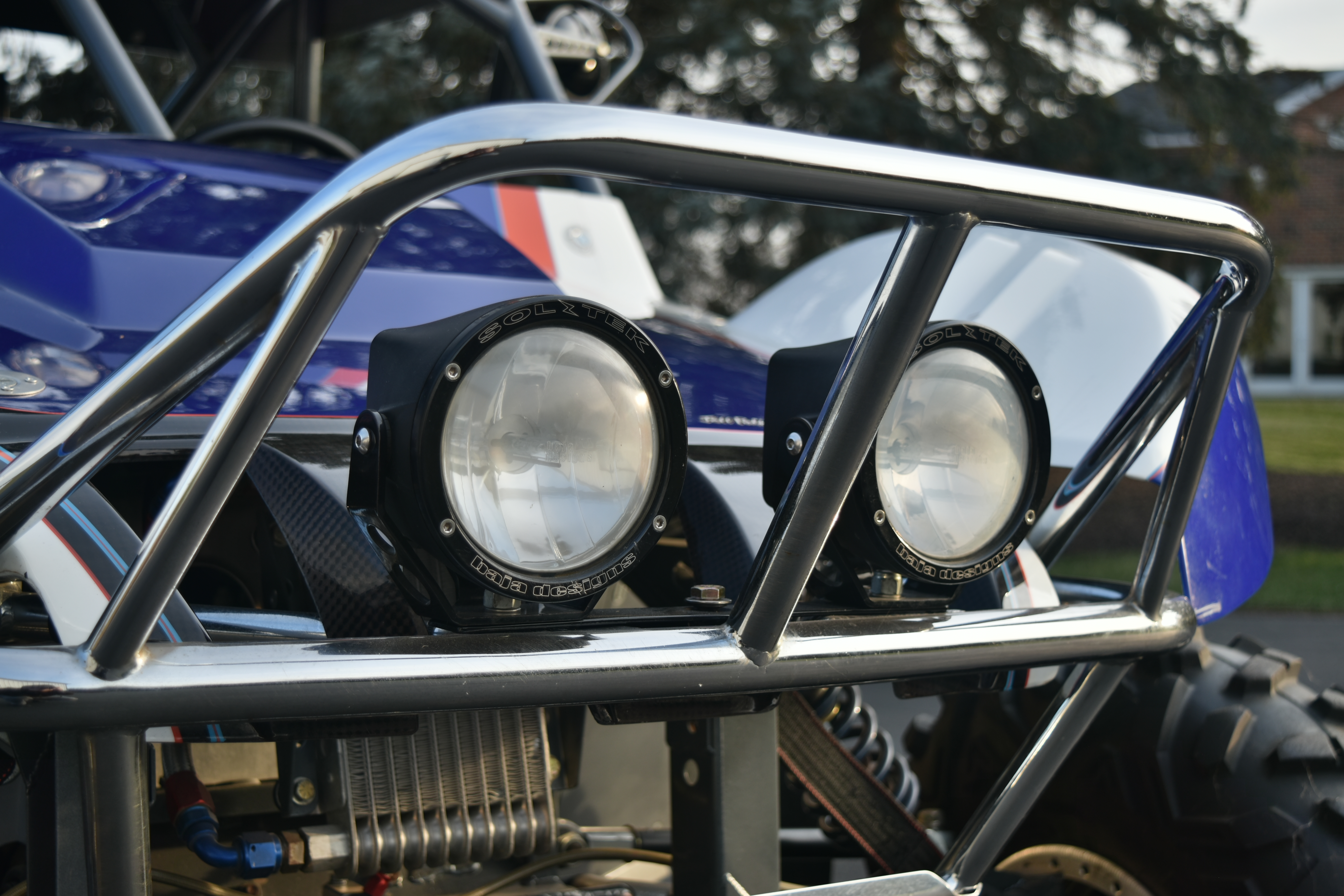 Jeff Palhegyi Design Yamaha Rhino brush guard/lights