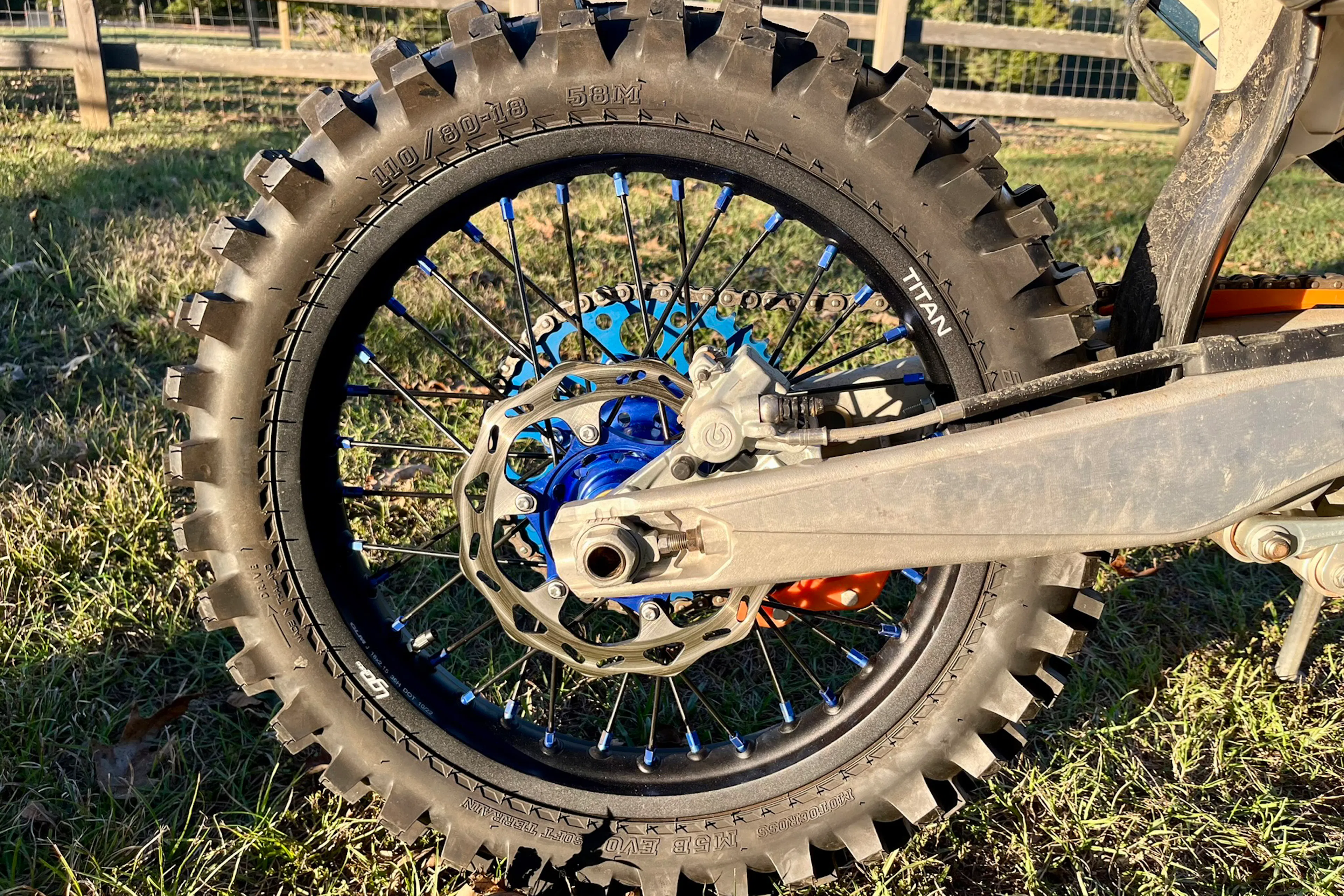 2020 KTM 300 XC TPI new rear wheel left
