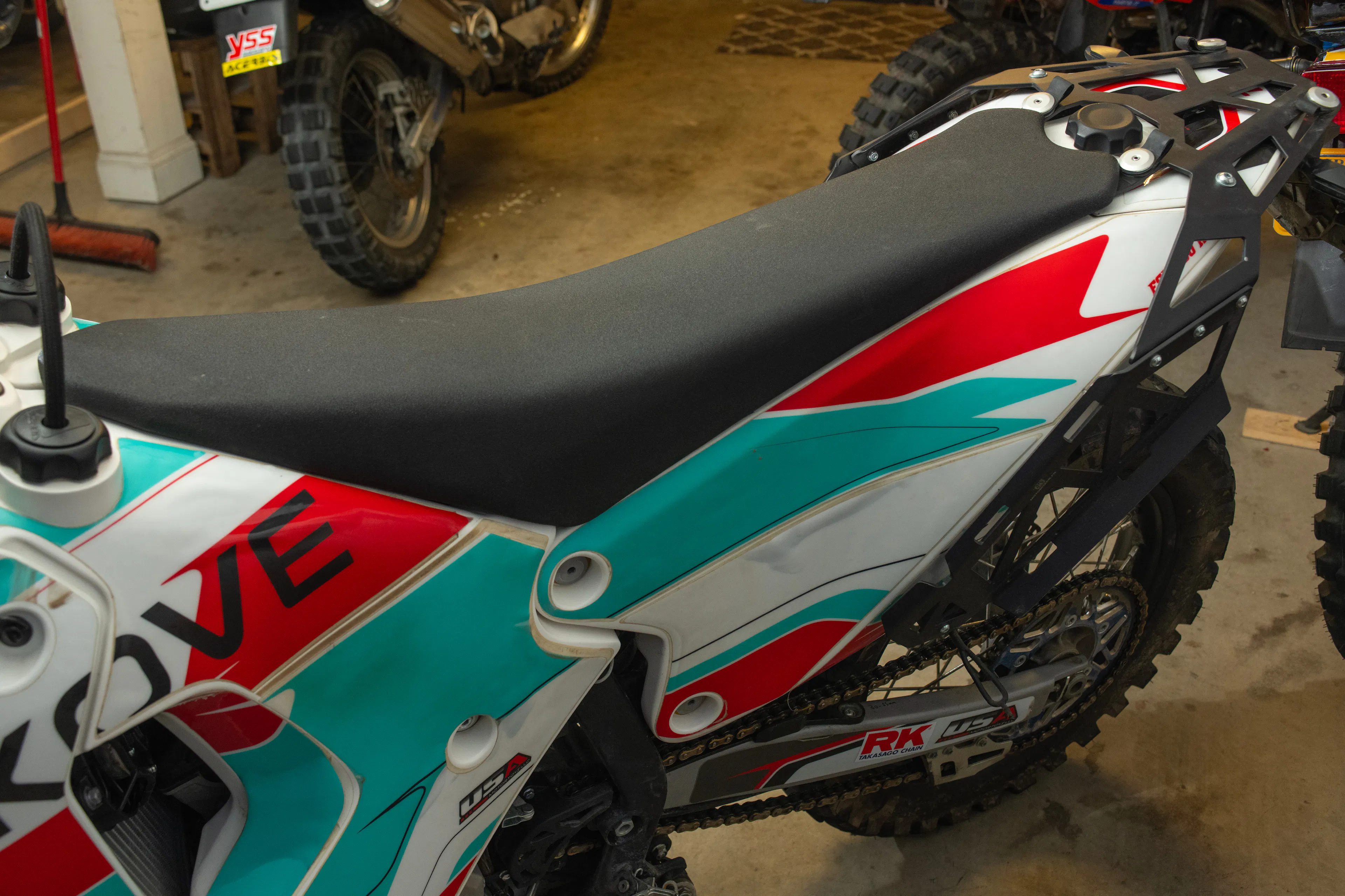 2024 Kove 450 Rally seat