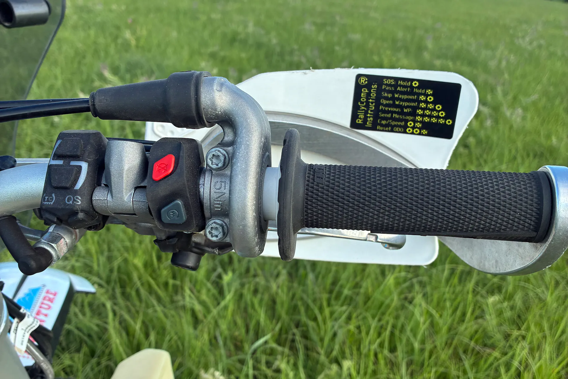 2024 GasGas ES500F right grip