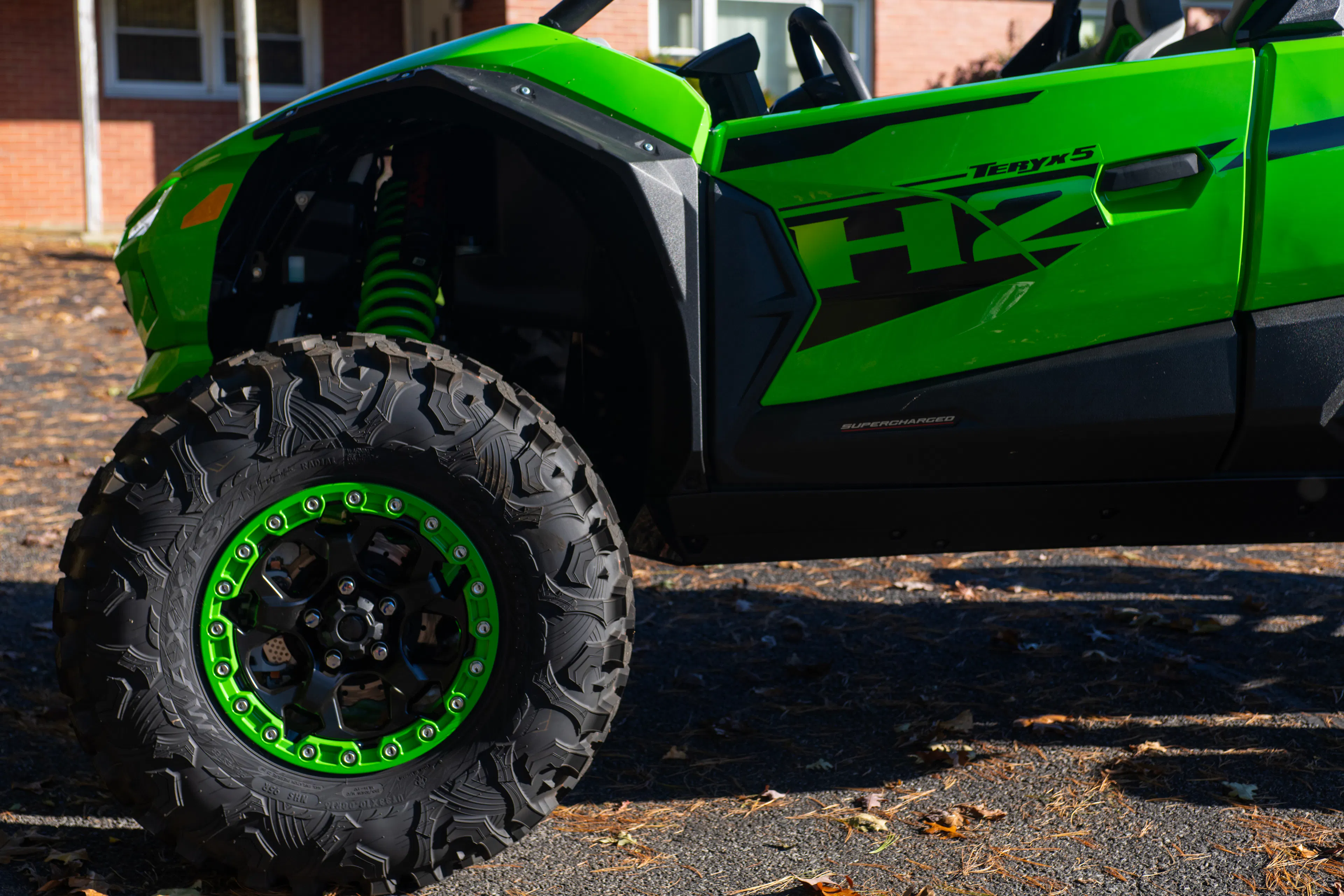 2026 Kawasaki Teryx5 H2 Deluxe driver front corner