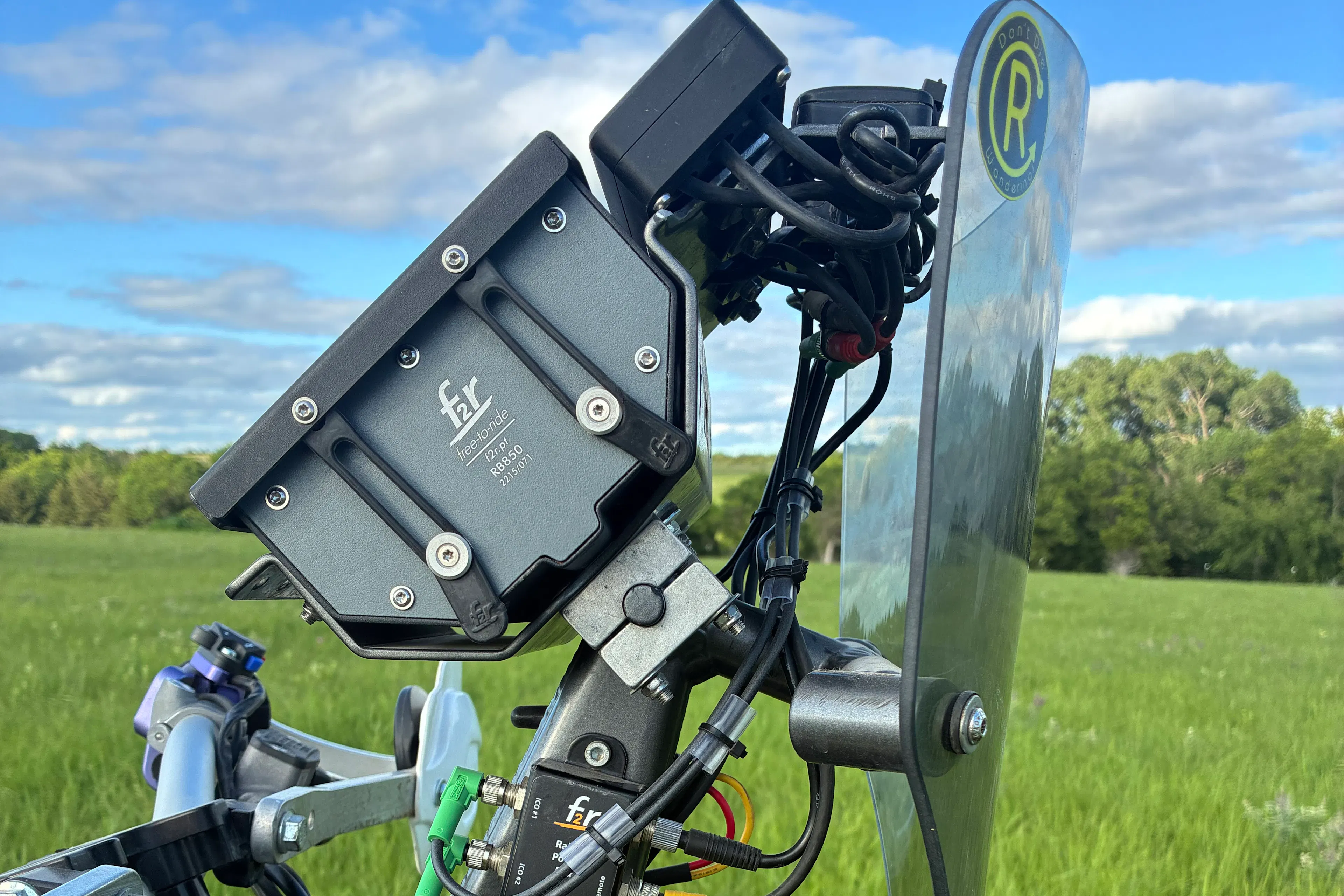 2024 GasGas ES500F nav tower right side