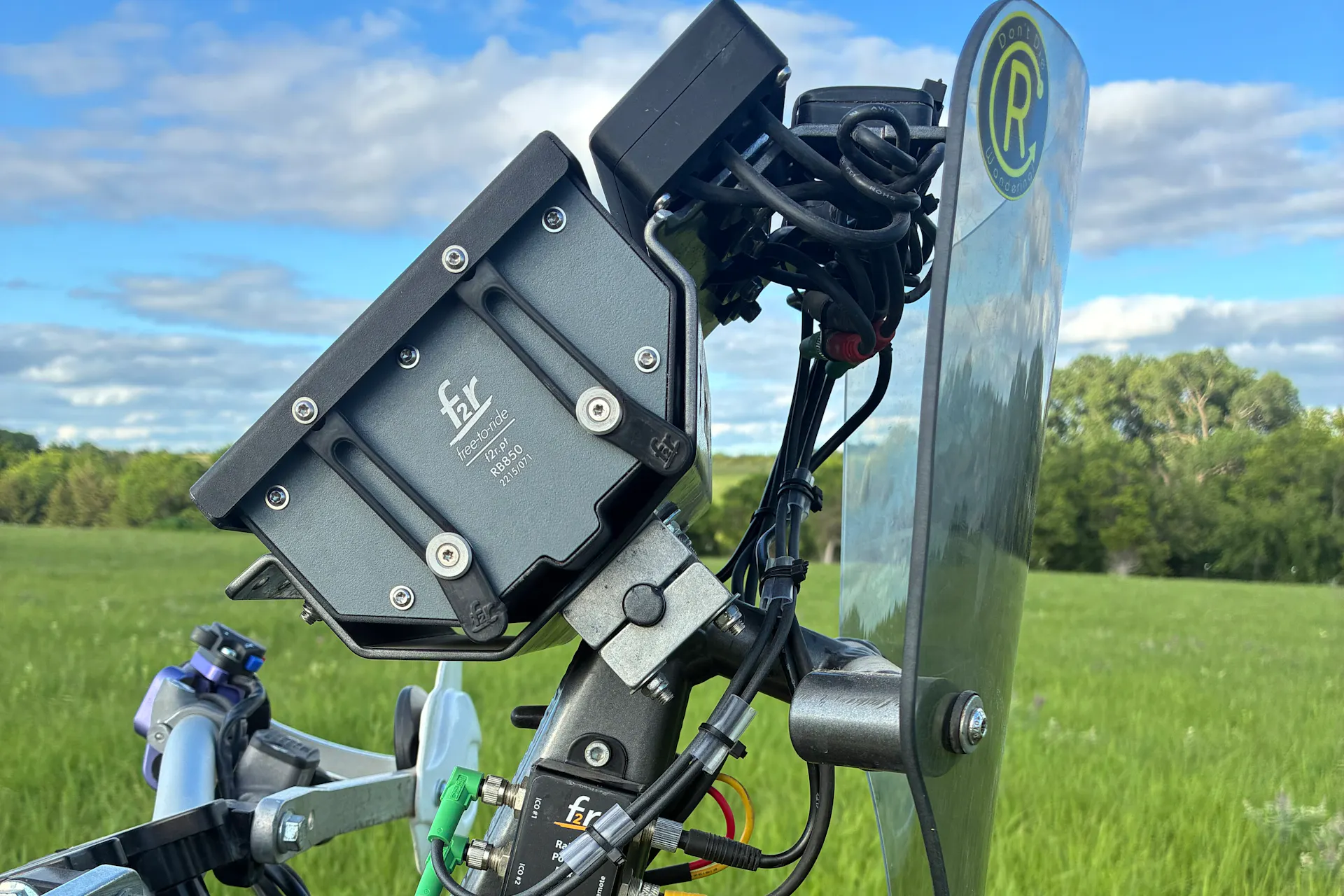 2024 GasGas ES500F nav tower right side