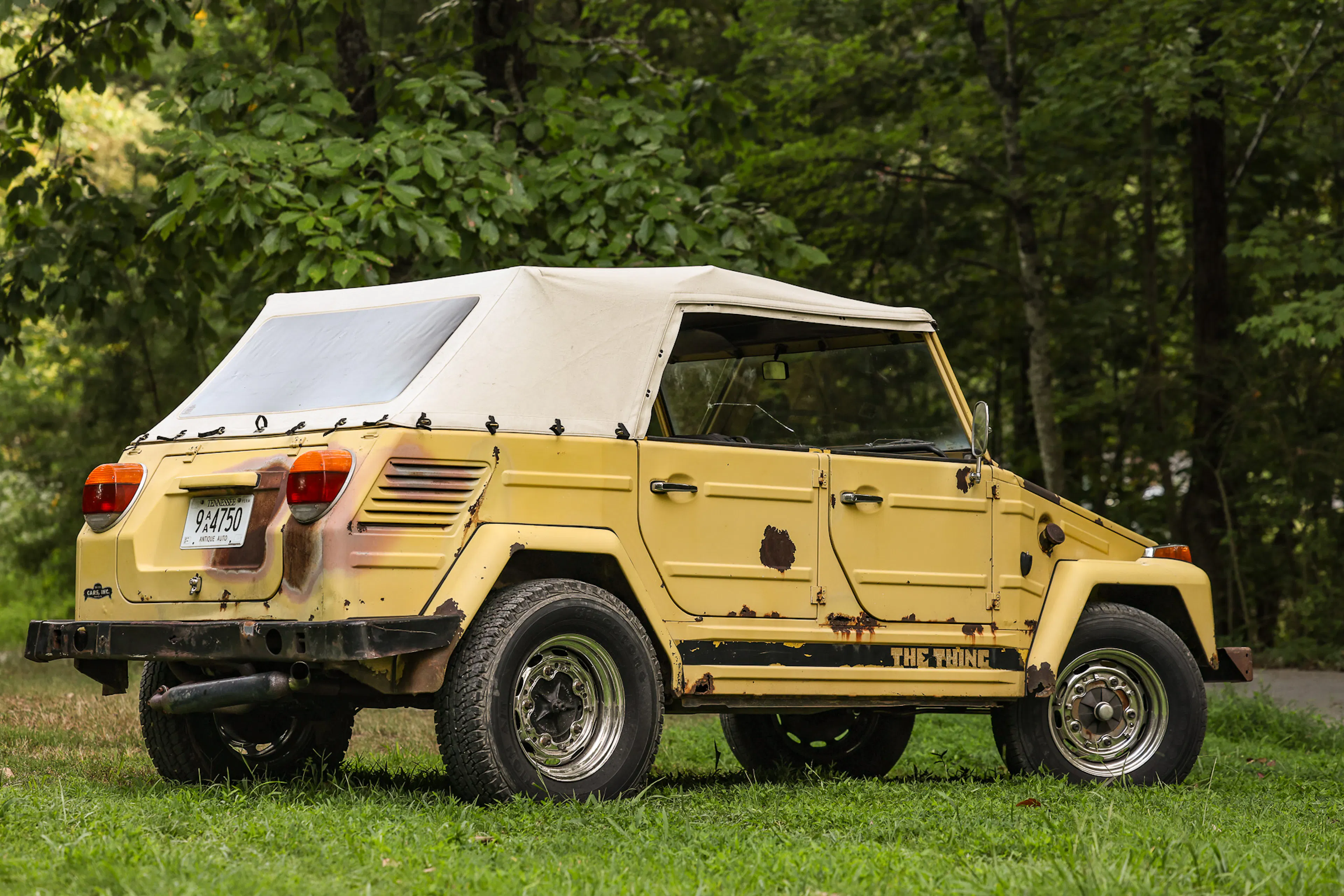 1973 Volkswagen Thing passenger rear 3/4 wide