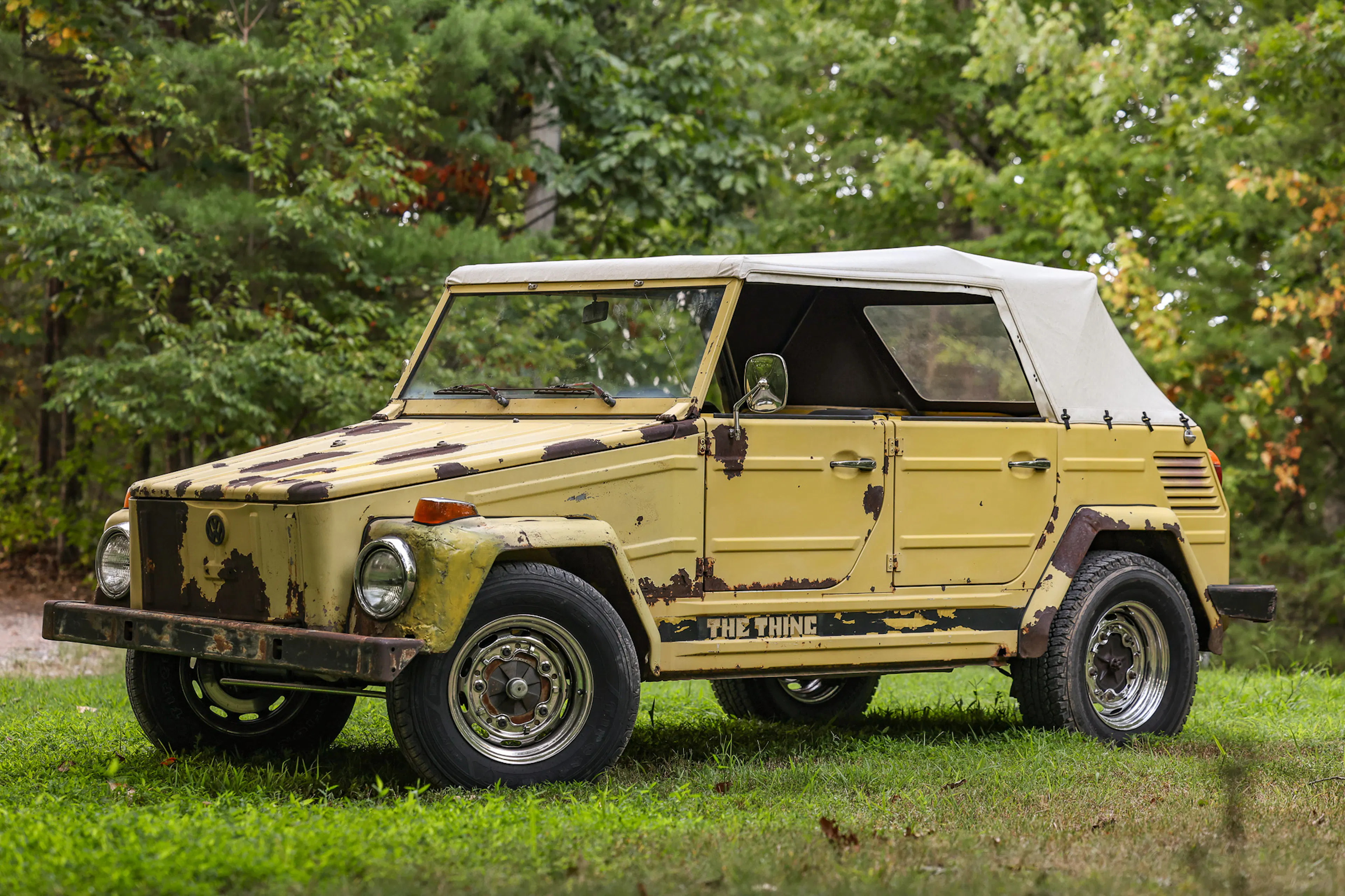 1973 Volkswagen Thing driver front 3/4 wide 2
