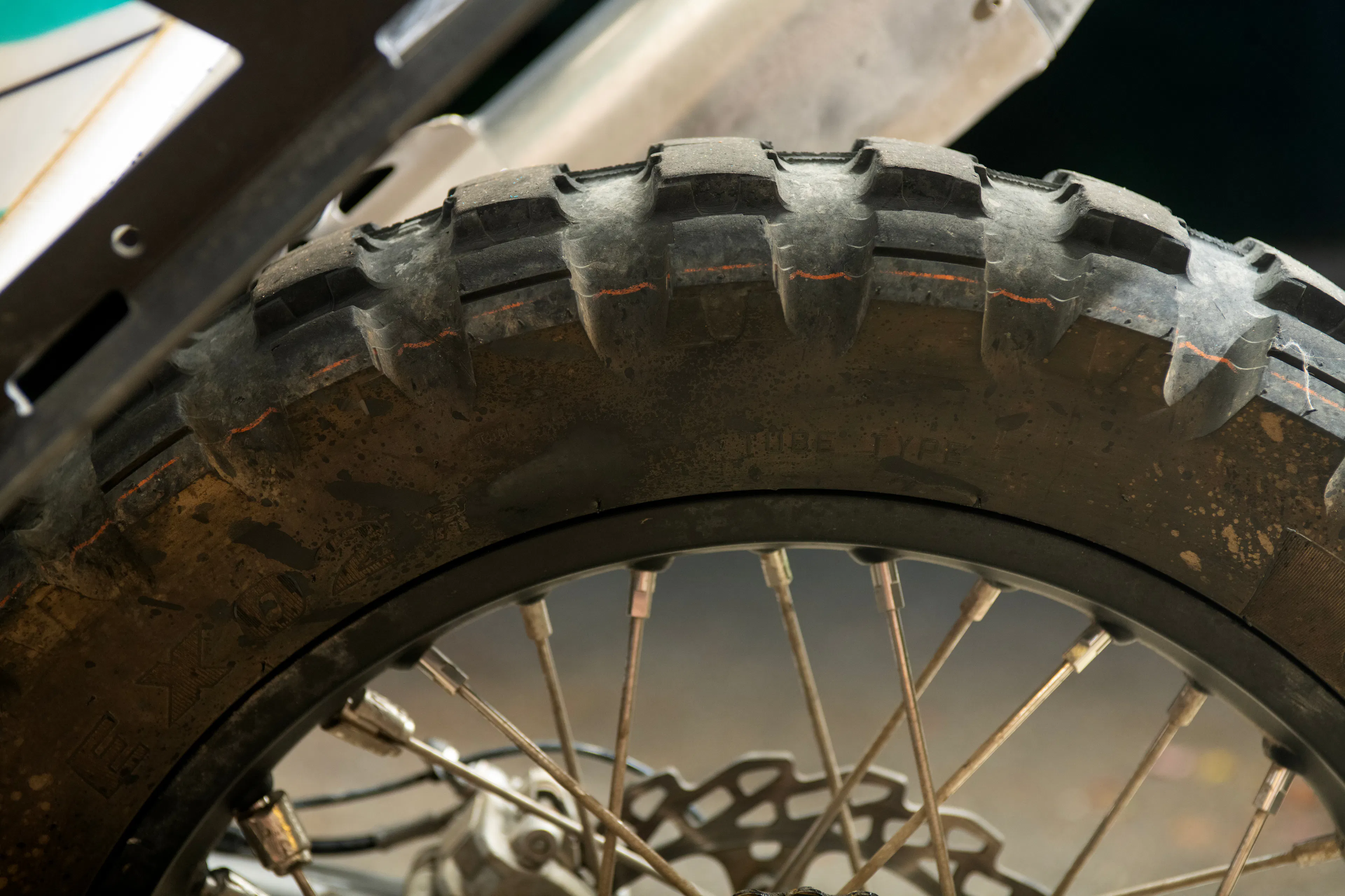 2024 Kove 450 Rally rear tire tread
