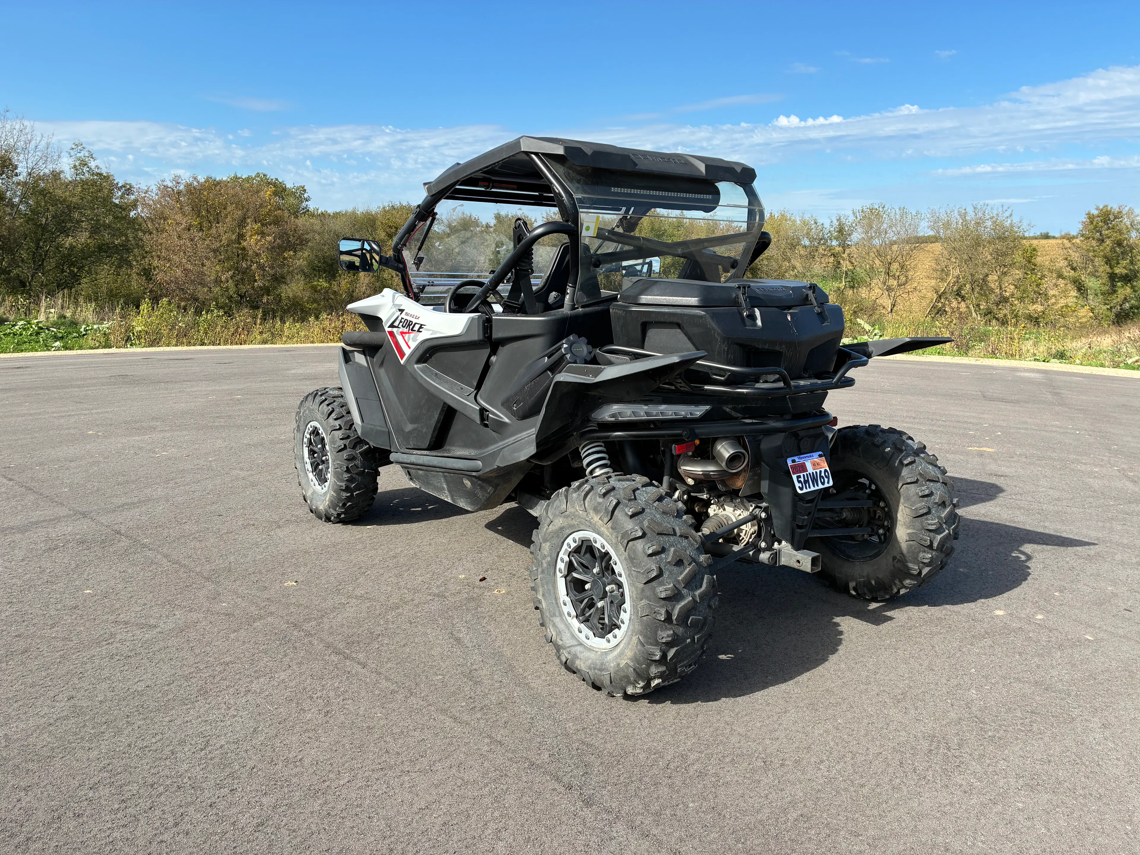 2022 CF Moto ZForce 950 HO driver rear 3/4