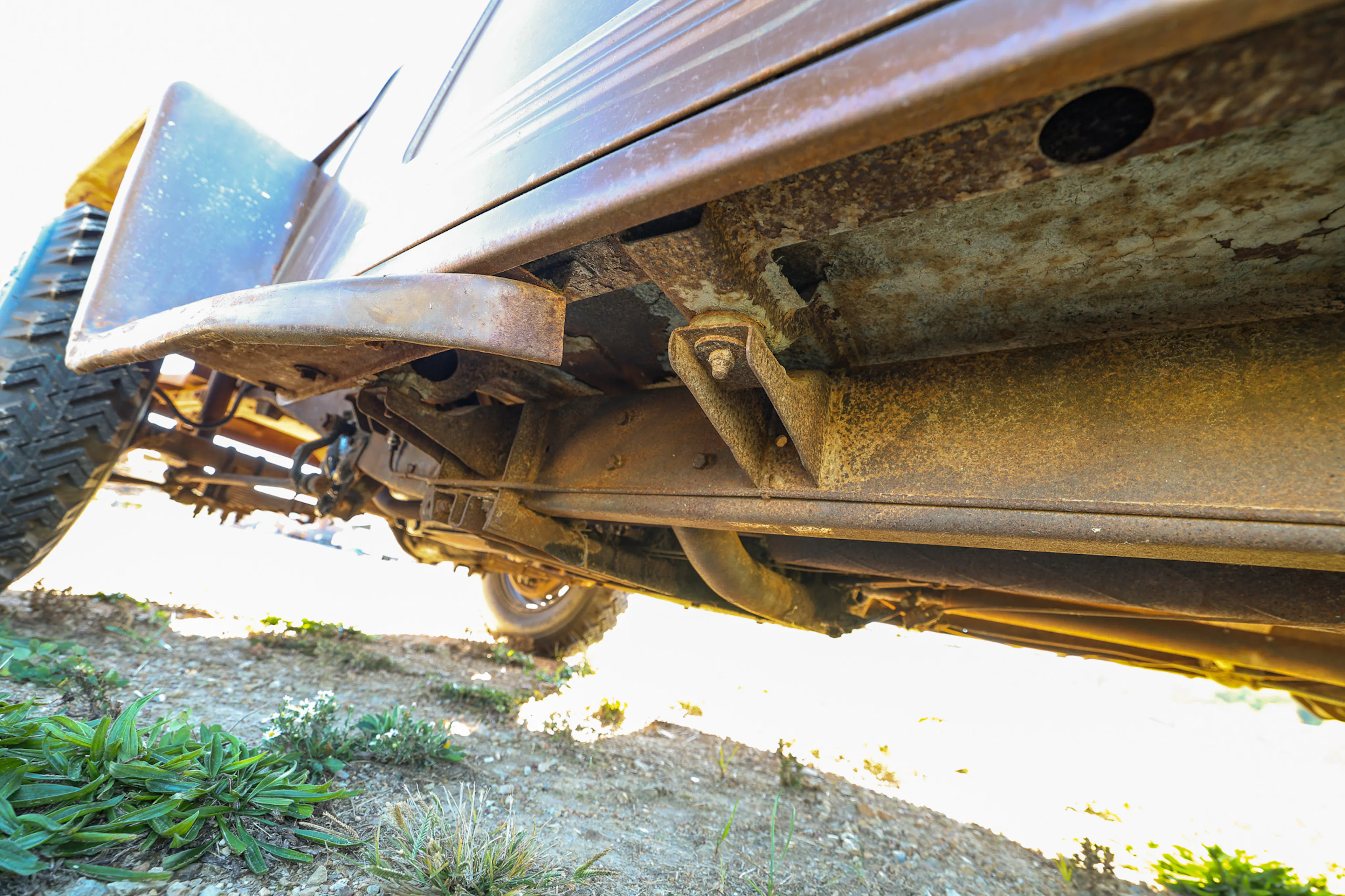 1951 Willys Wagon driver frame rail 3