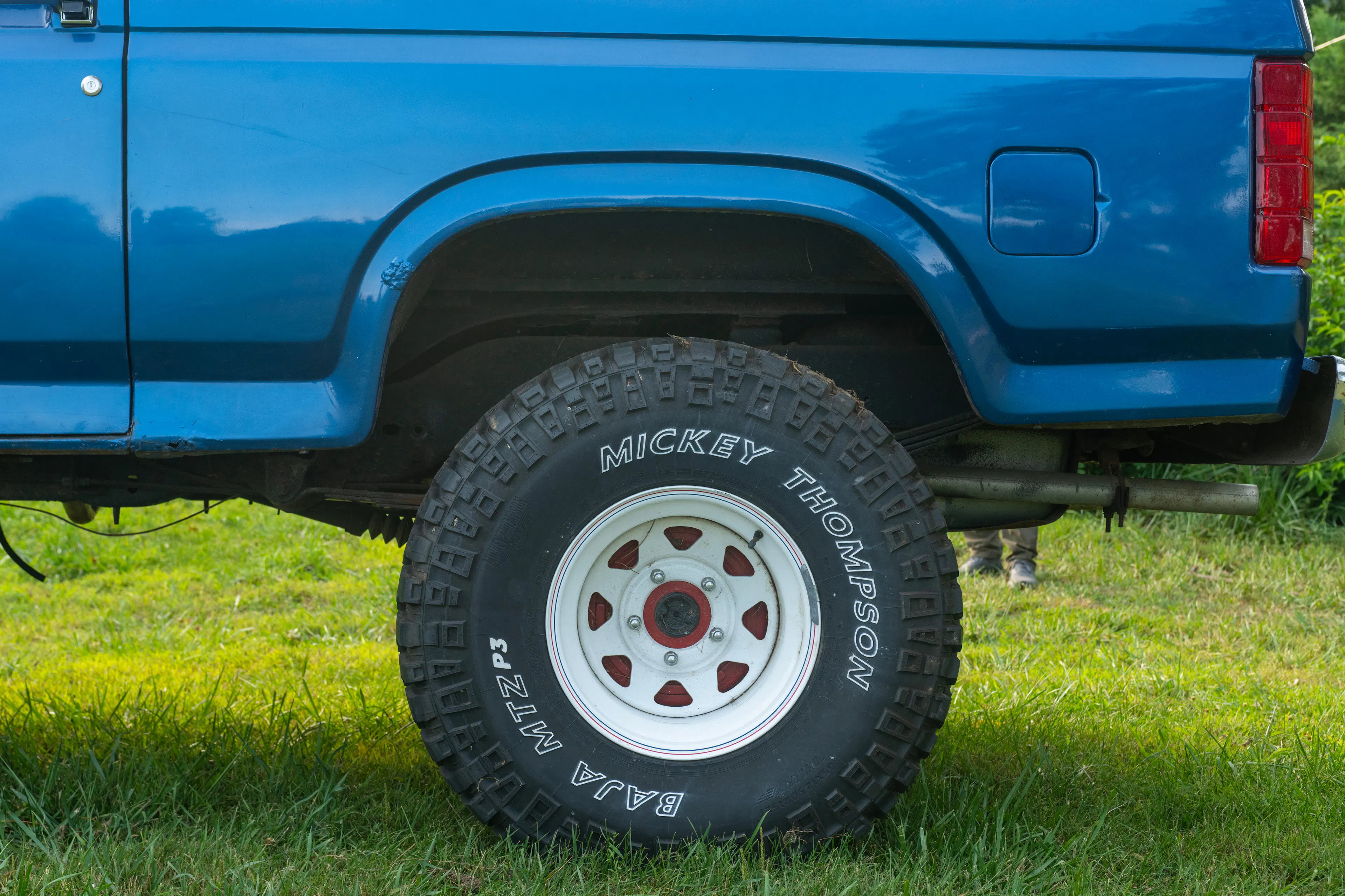 1985 Ford Bronco driver rear tire