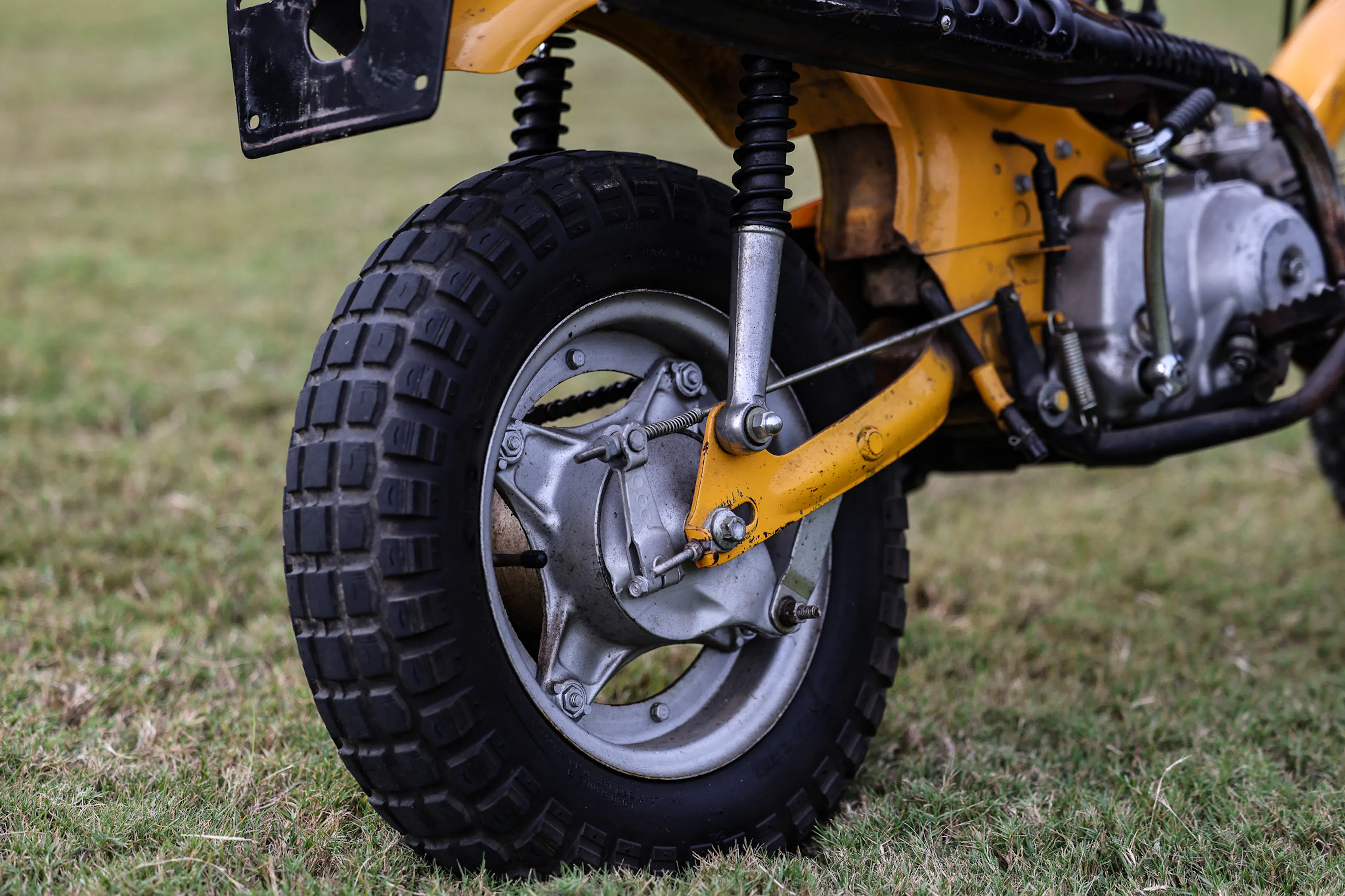 1979 Honda Mini Trail 70 rear wheel