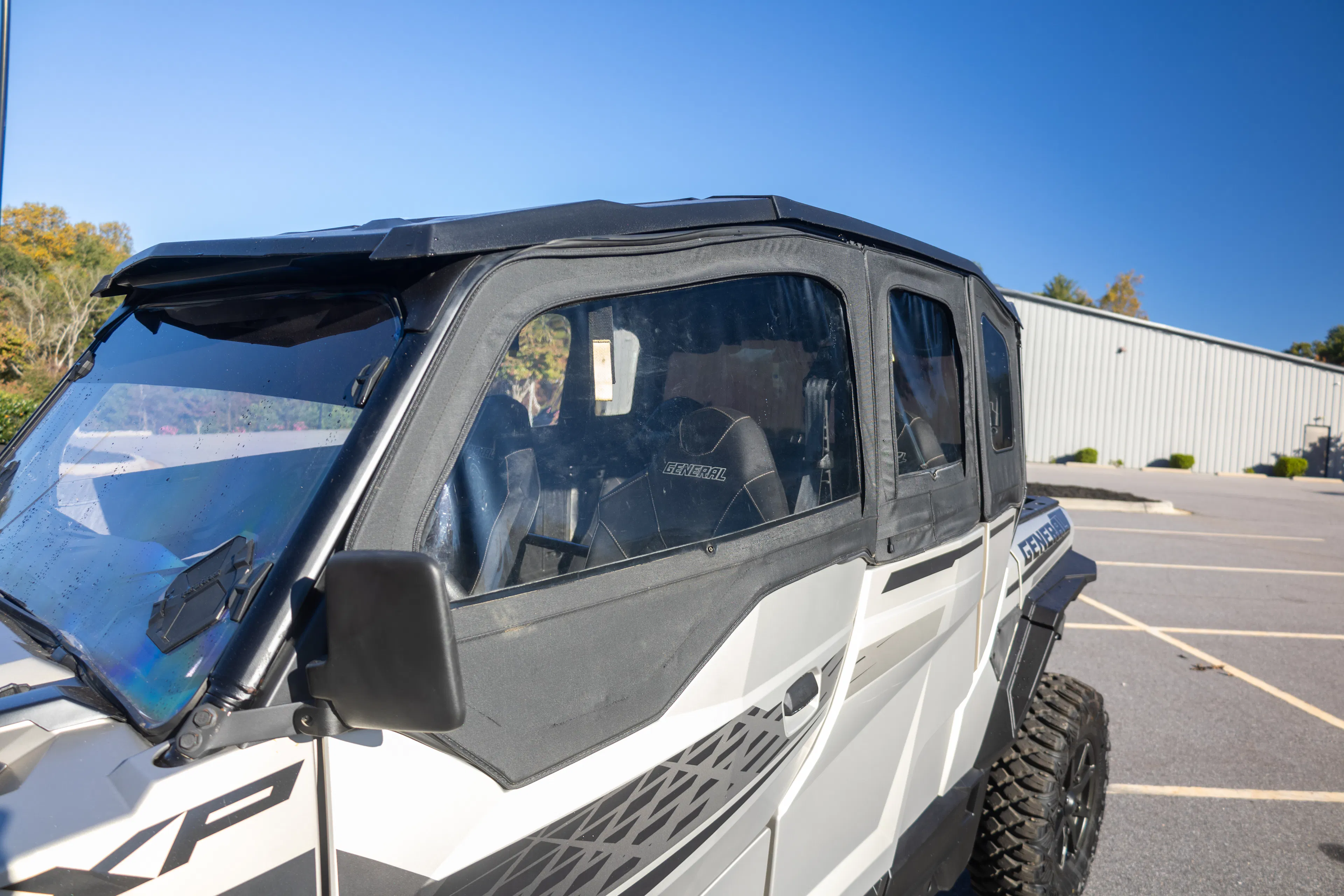 2024 Polaris General XP4 1000 Ultimate driver front window up 