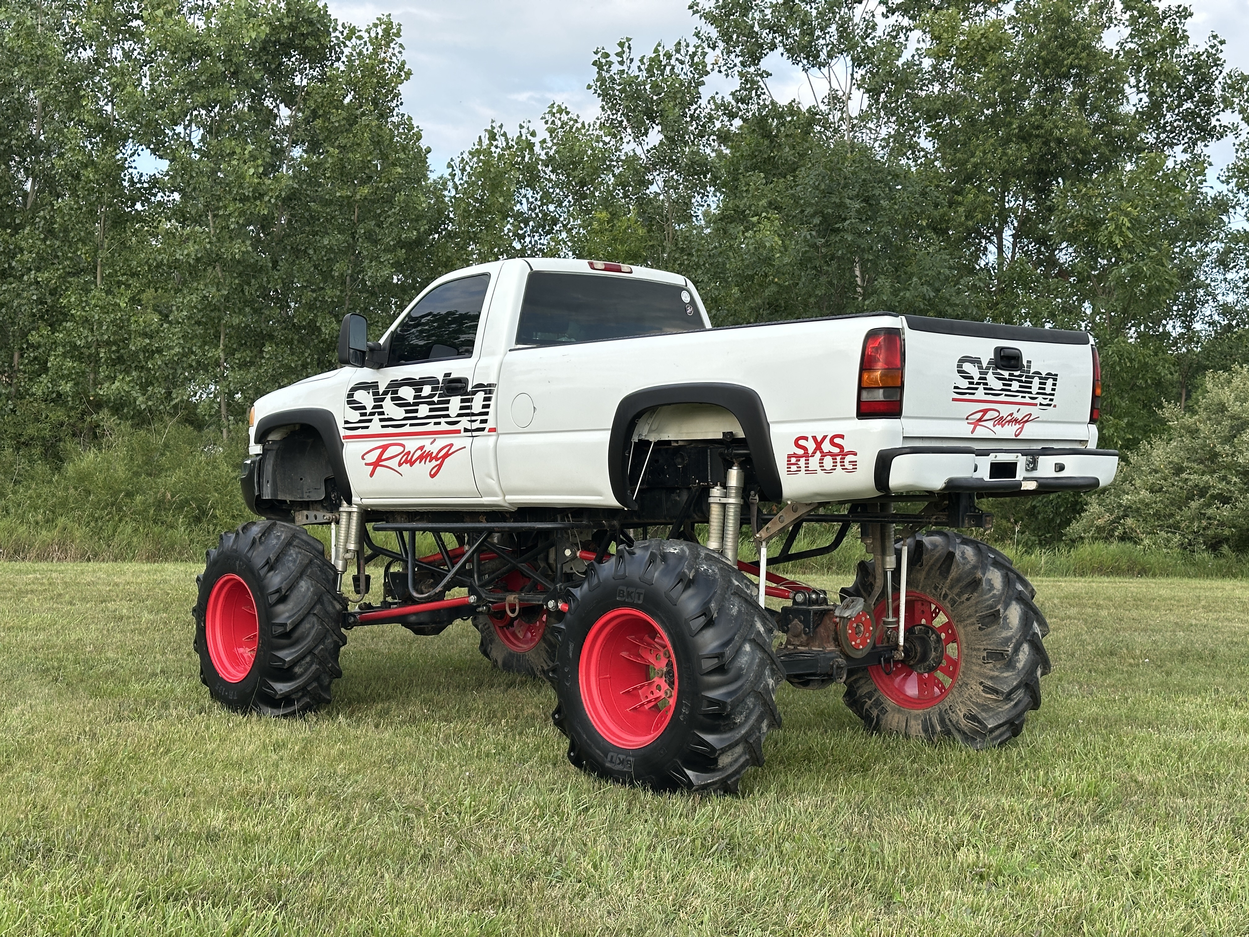 2004 GMC Sierra SXS Blog driver rear 3/4