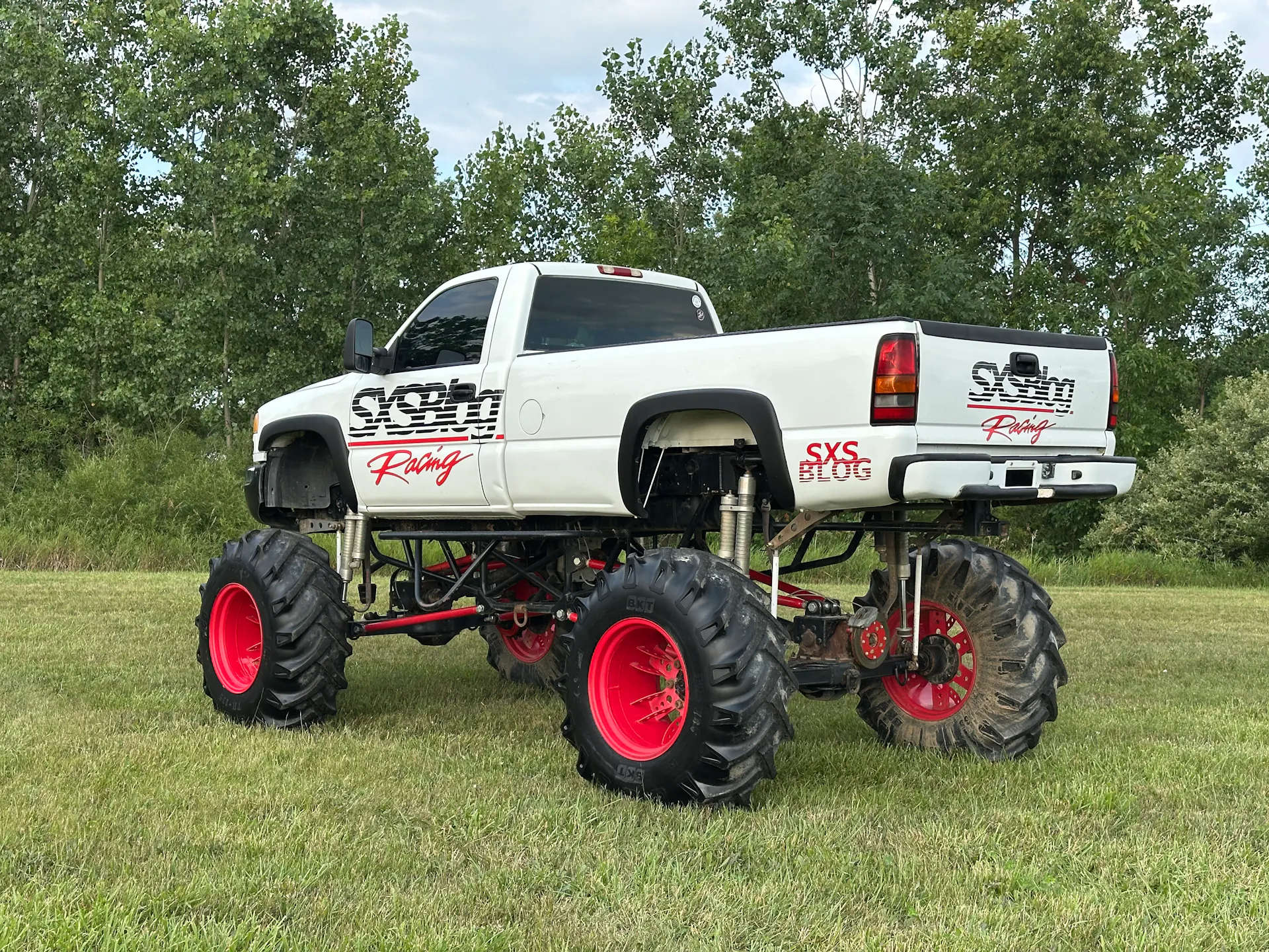 2004 GMC Sierra SXS Blog driver rear 3/4