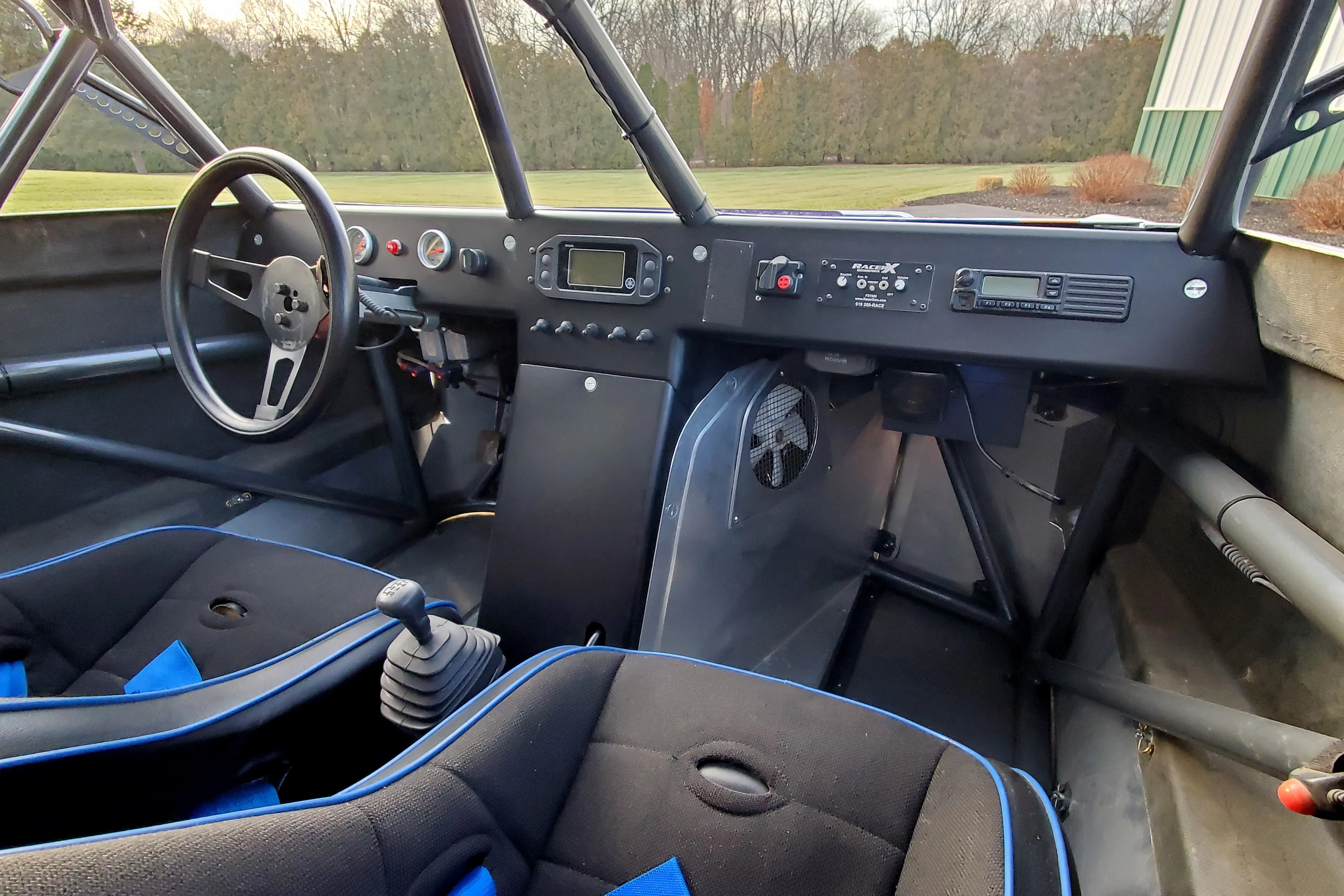 2008 Yamaha Rhino Jeff Palhegyi build dash from passenger side