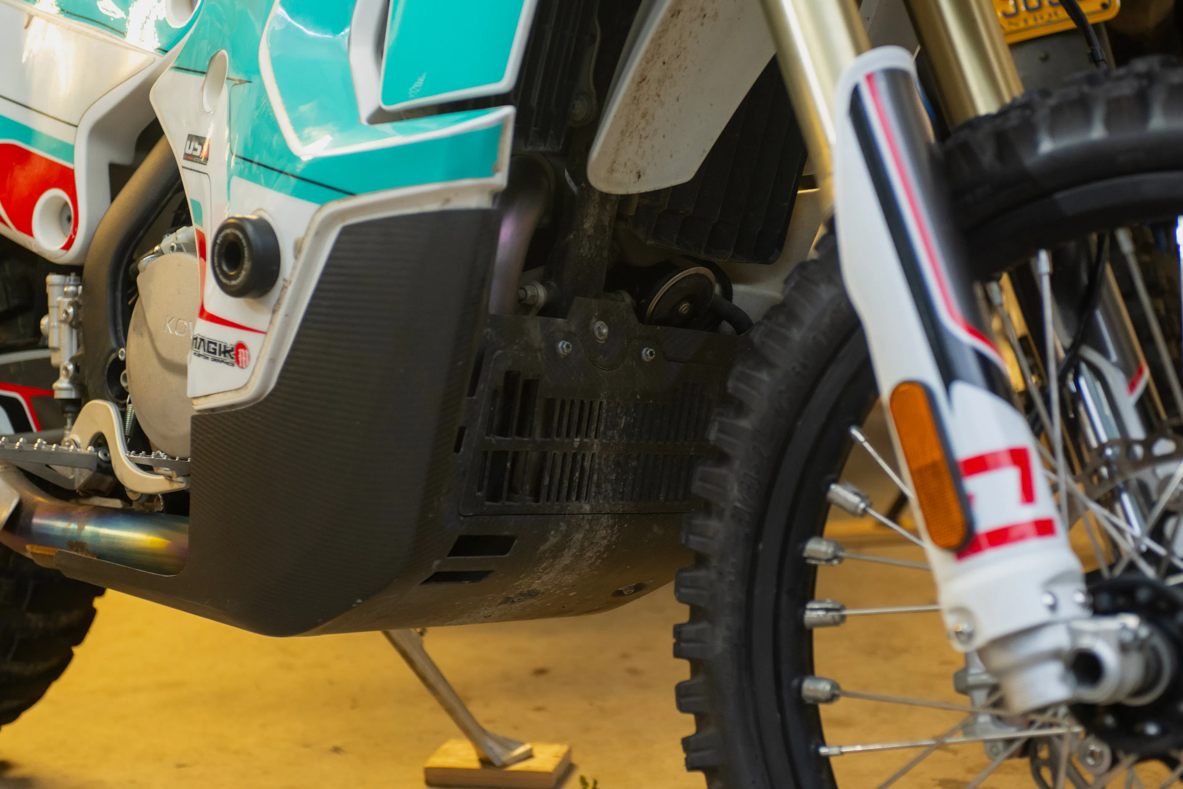 2024 Kove 450 Rally skid plate
