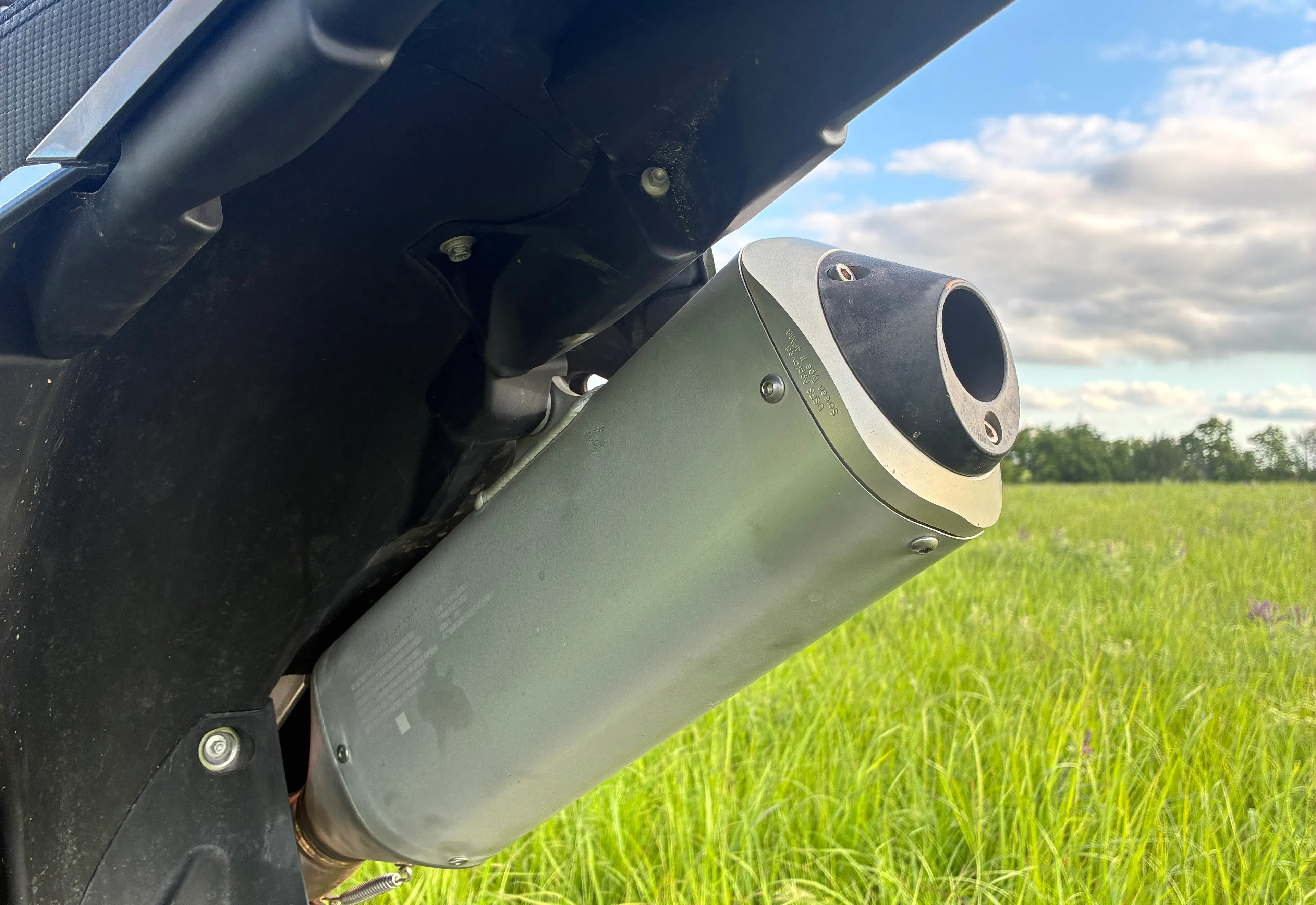 2024 GasGas ES500F pipe