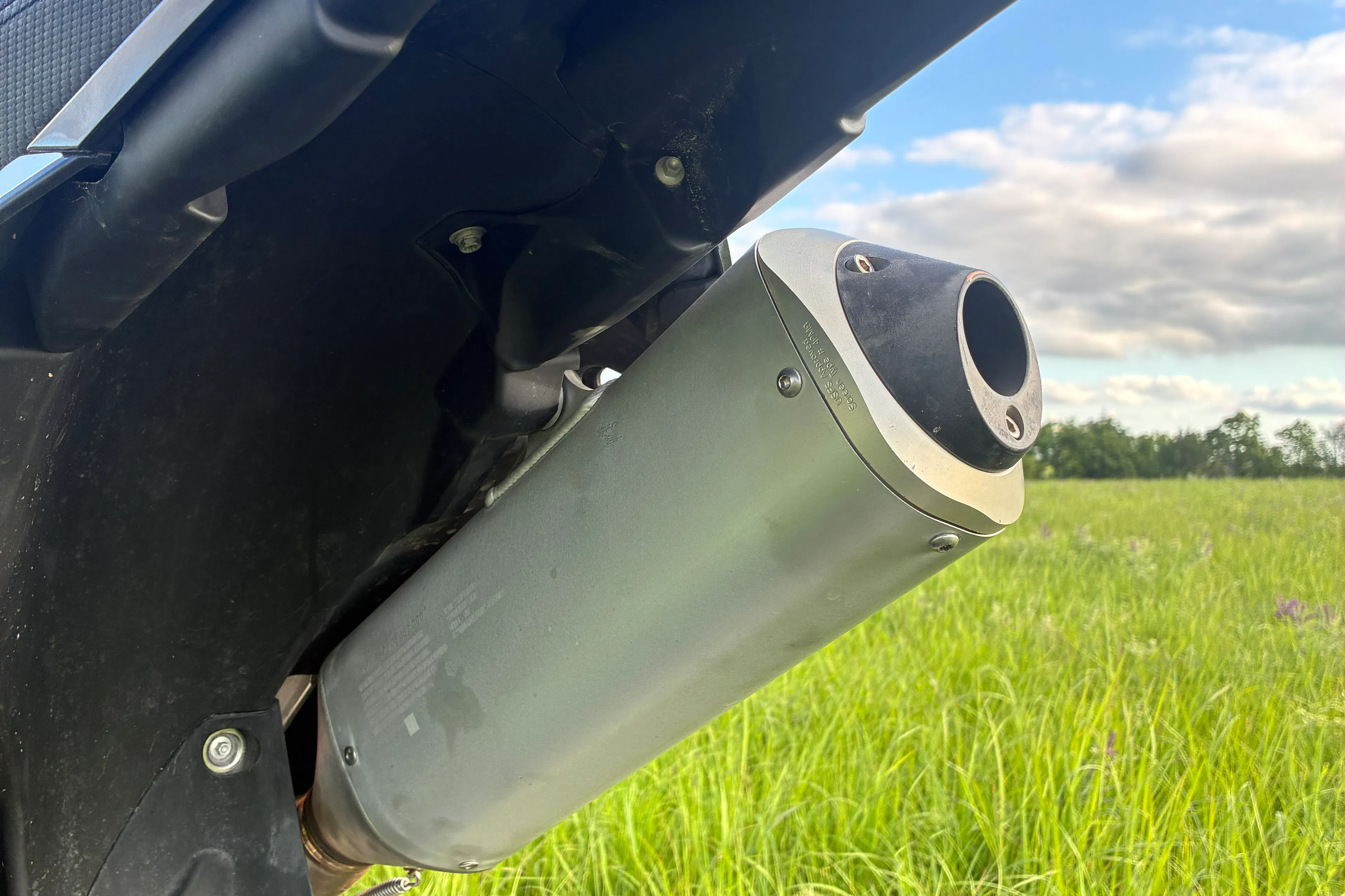 2024 GasGas ES500F pipe