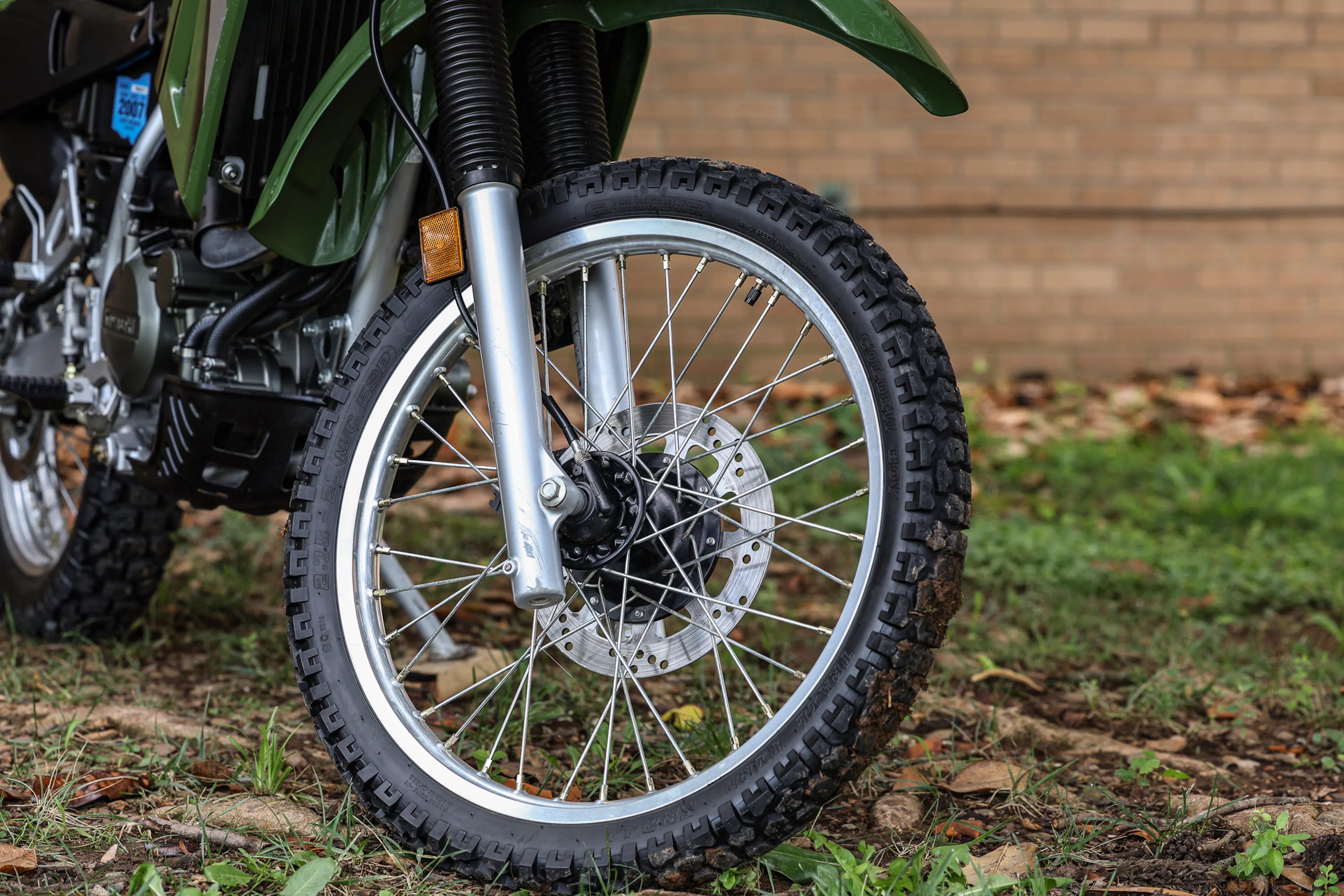2003 Kawasaki KLR 650 front tire