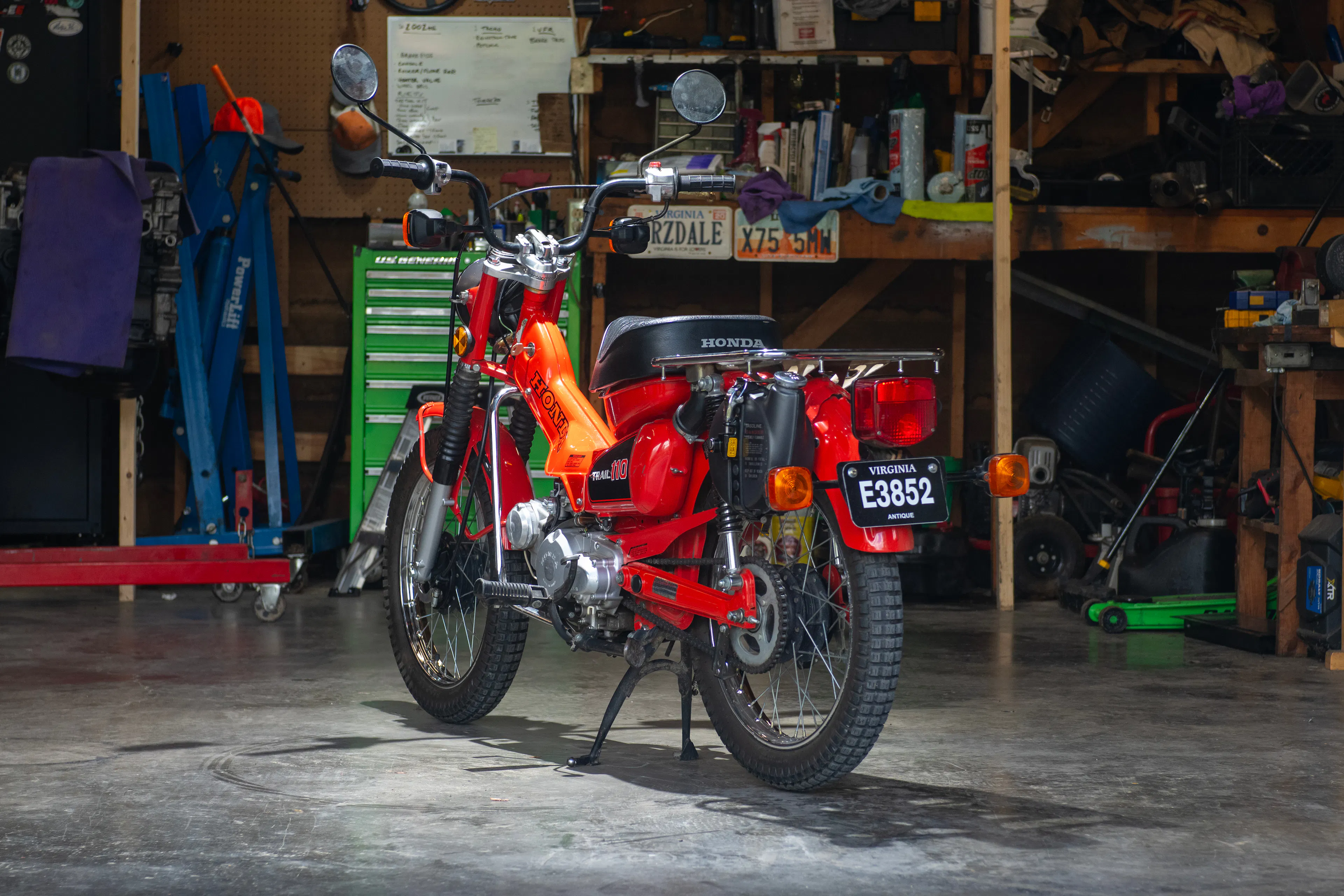 1981 Honda Trail 110 rear left 3/4