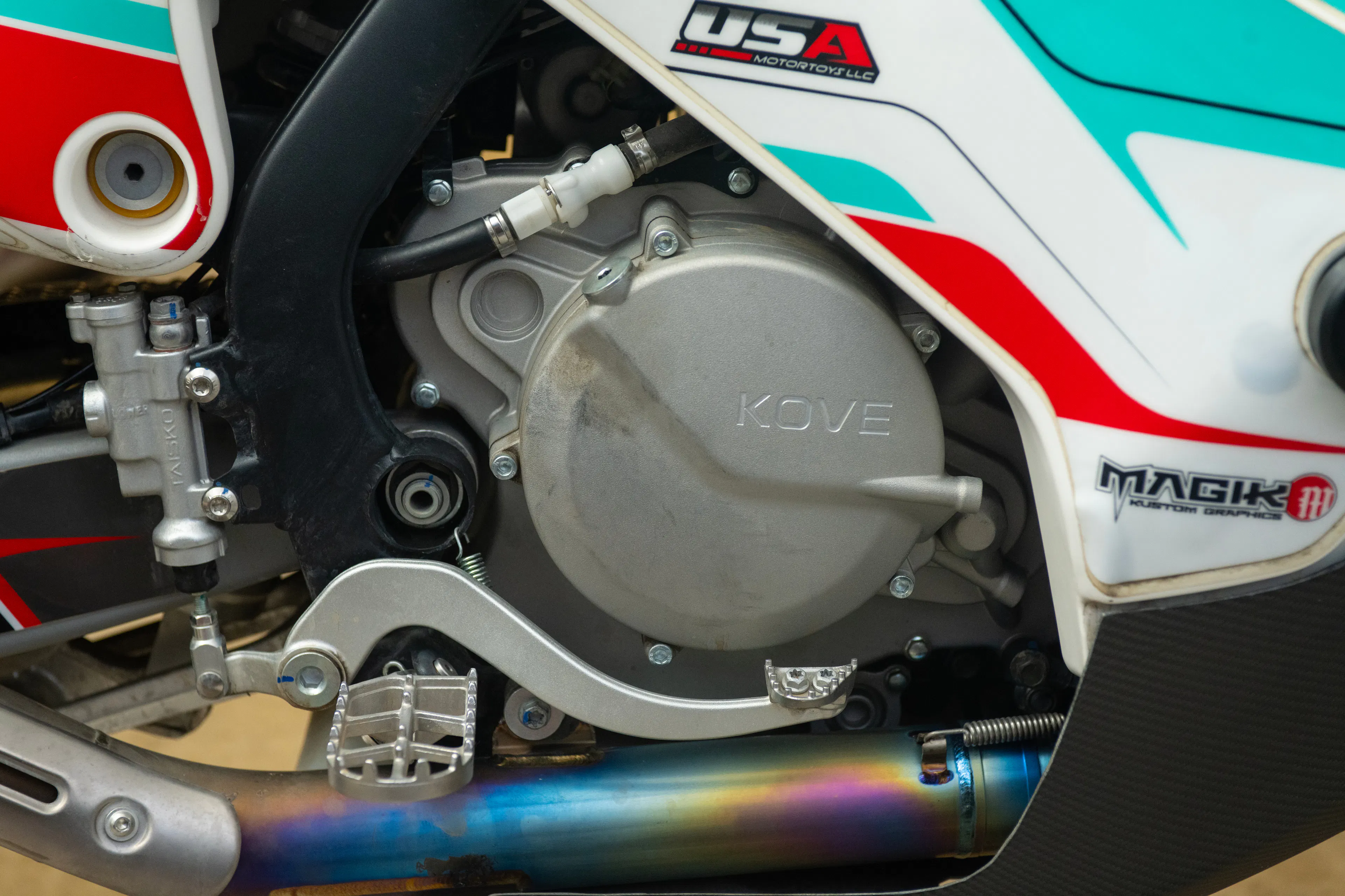2024 Kove 450 Rally clutch cover