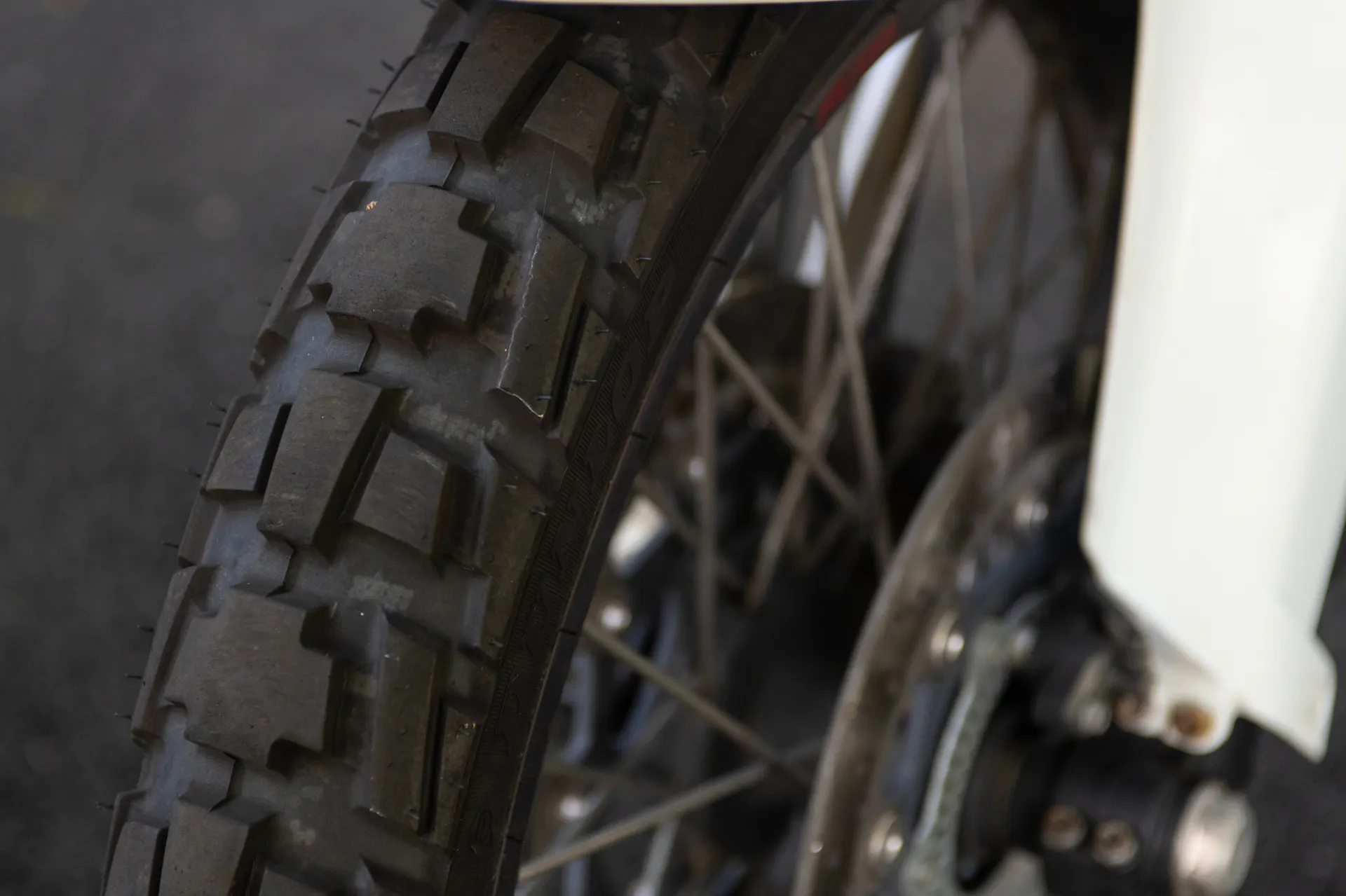 2010 KTM 990 Adventure front tire