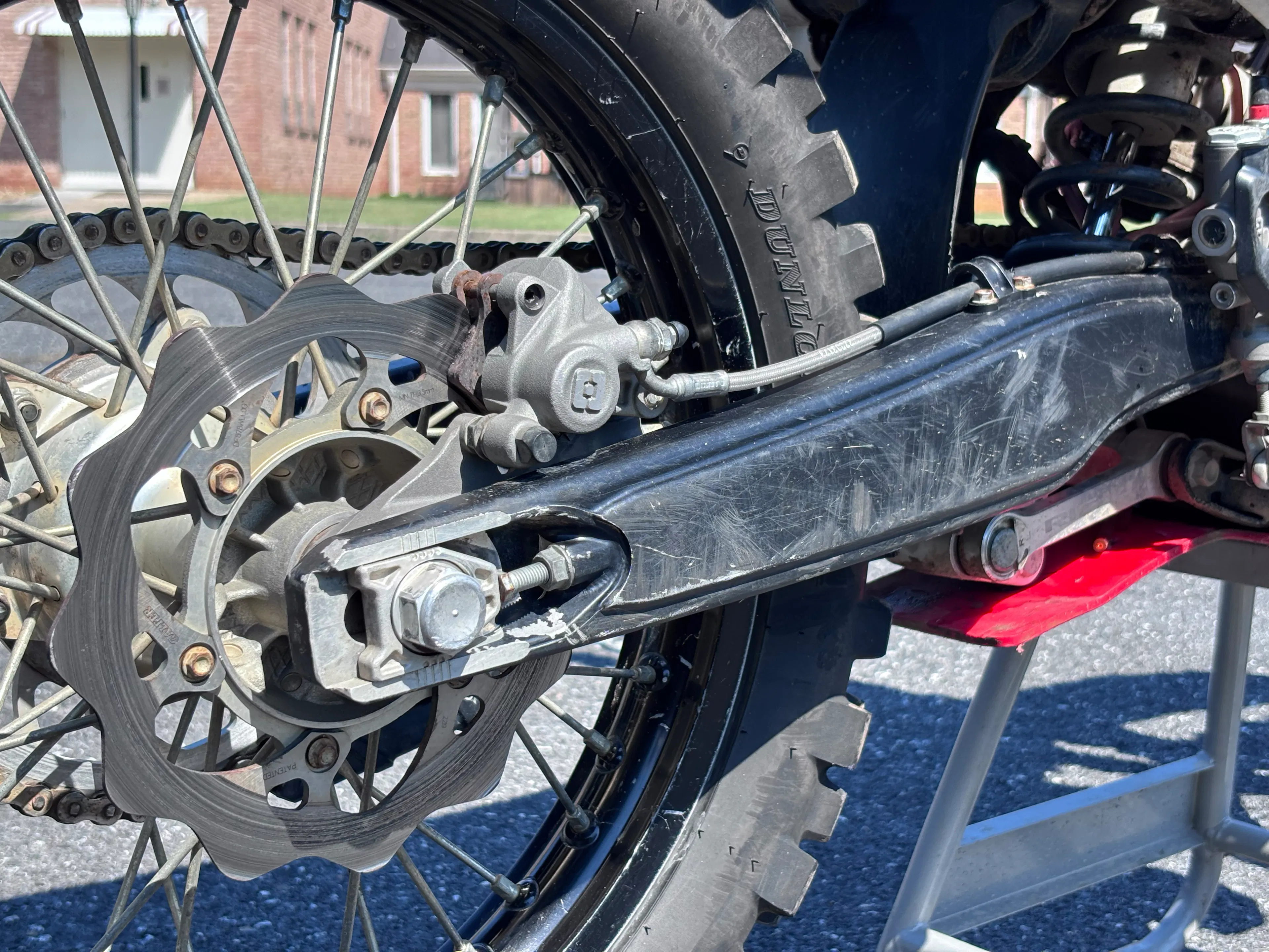 2023 Rieju MR Ranger 300 swingarm right side