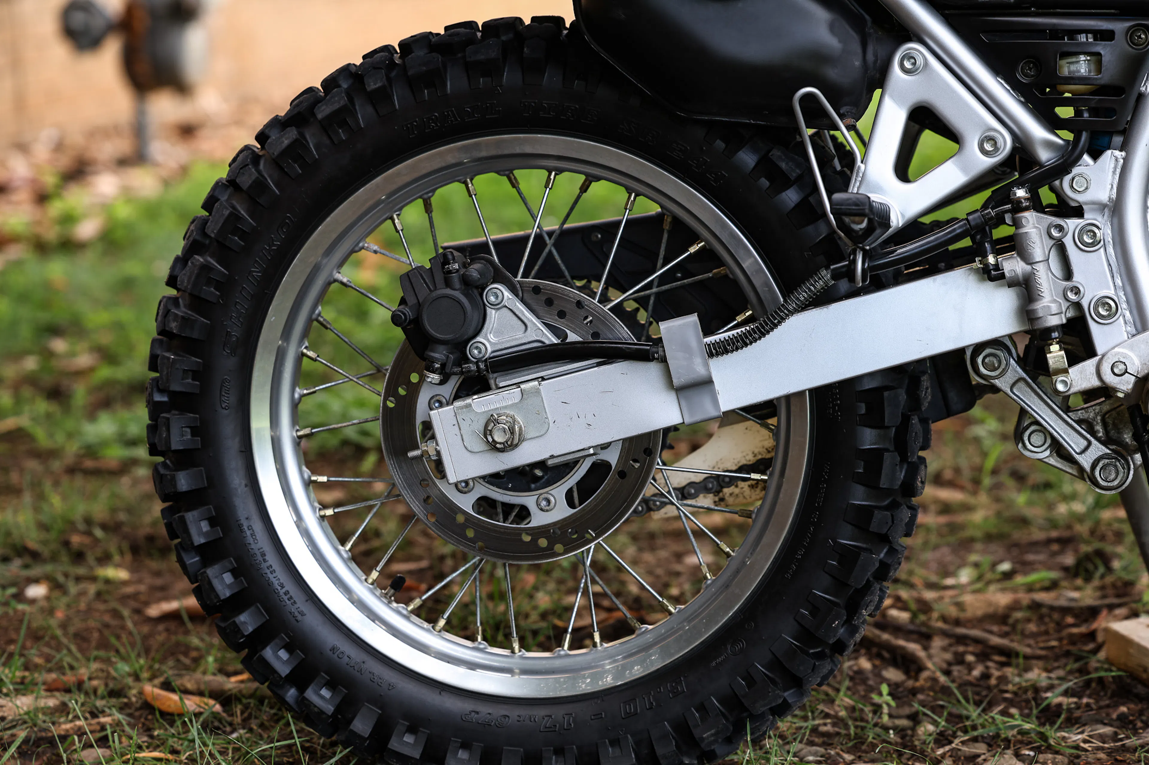 2003 Kawasaki KLR 650 back tire