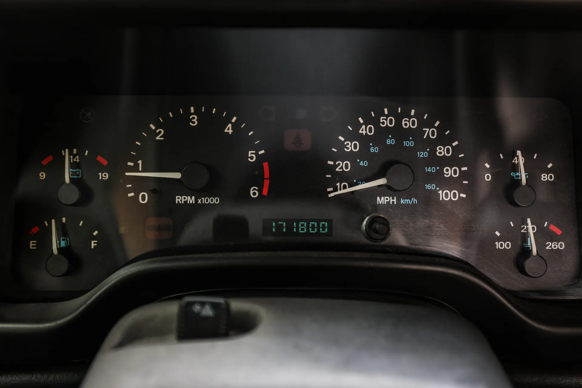 1999 Jeep Wrangler Sport gauges/odometer