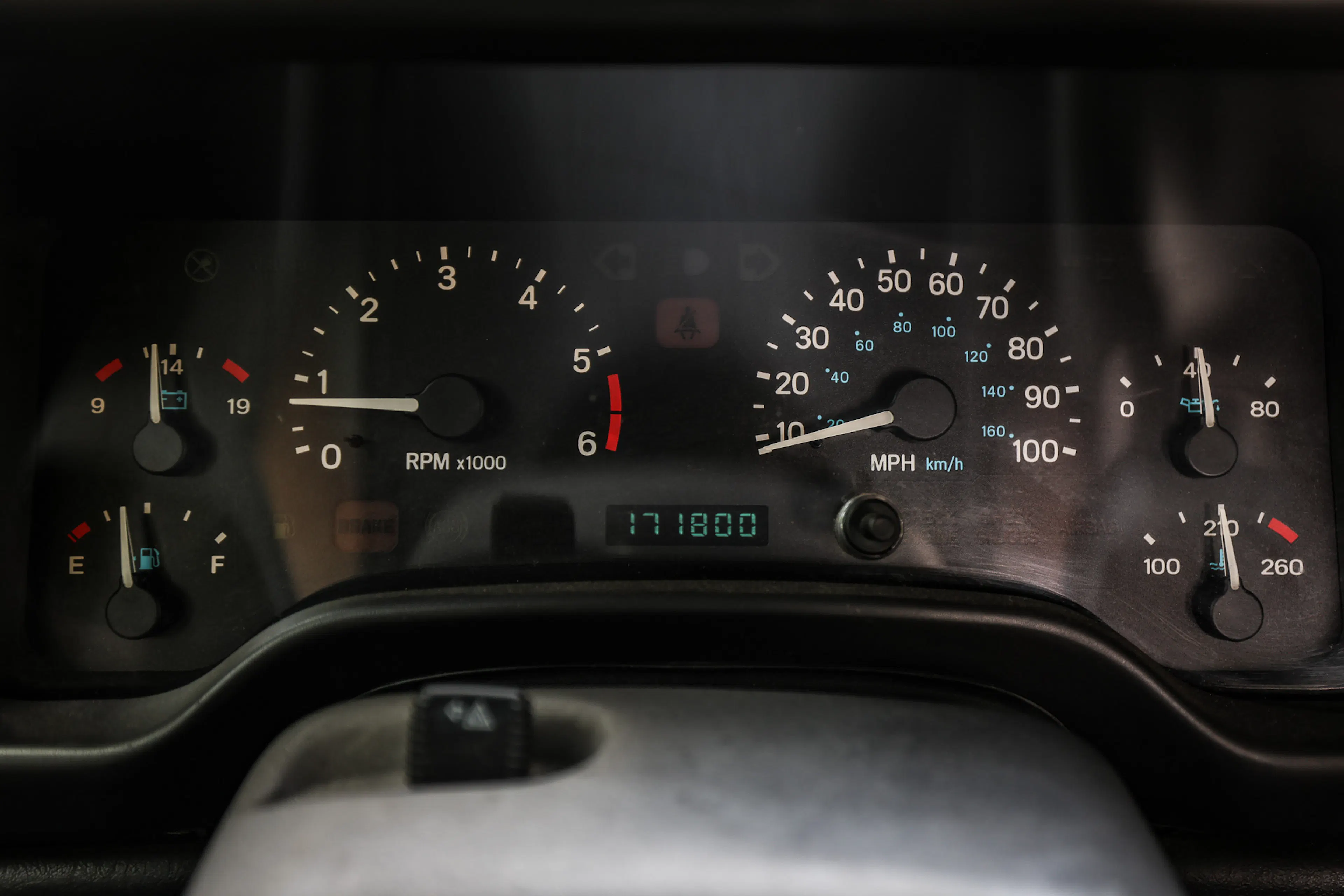 1999 Jeep Wrangler Sport gauges/odometer