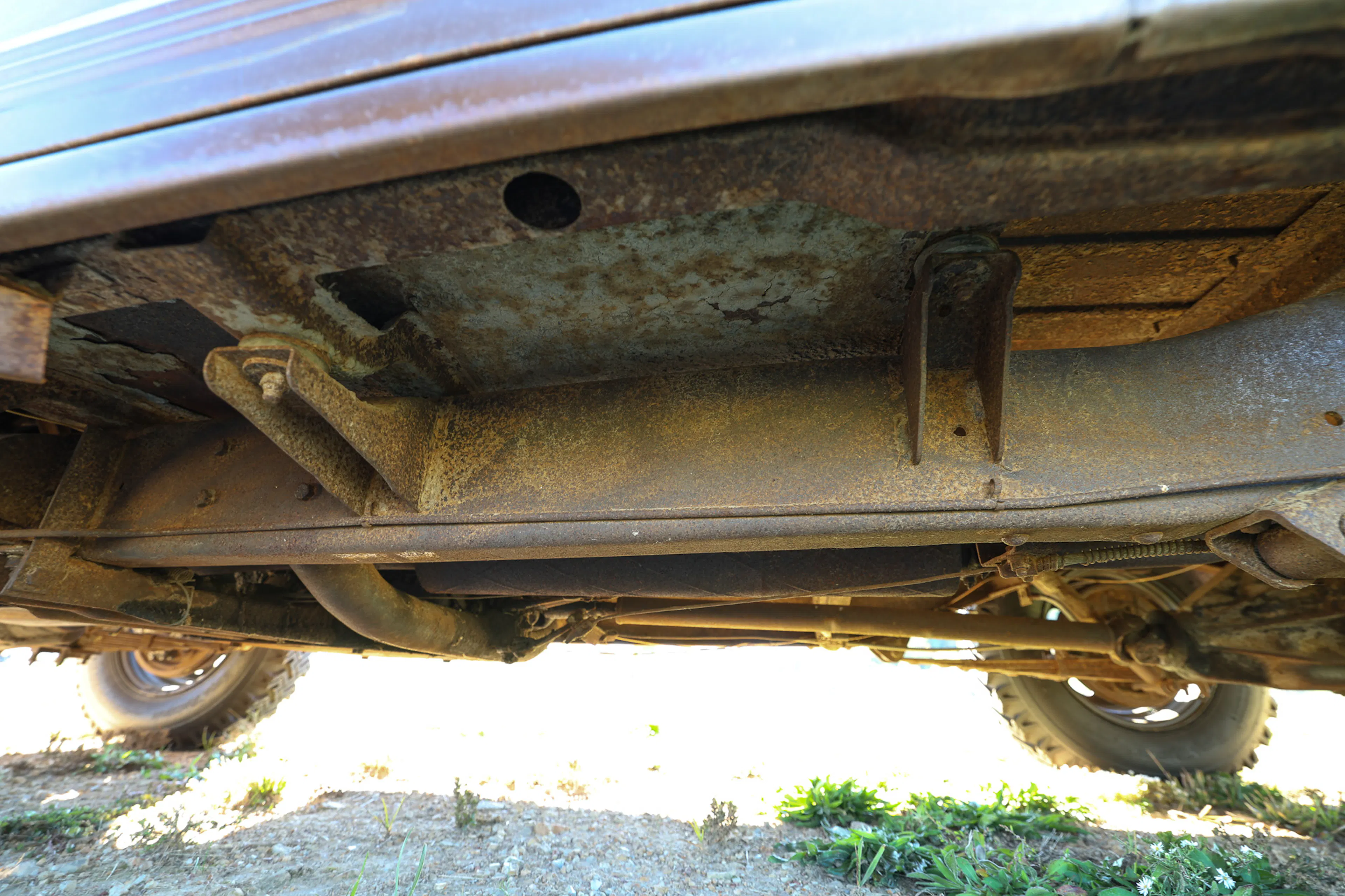 1951 Willys Wagon driver frame rail 2