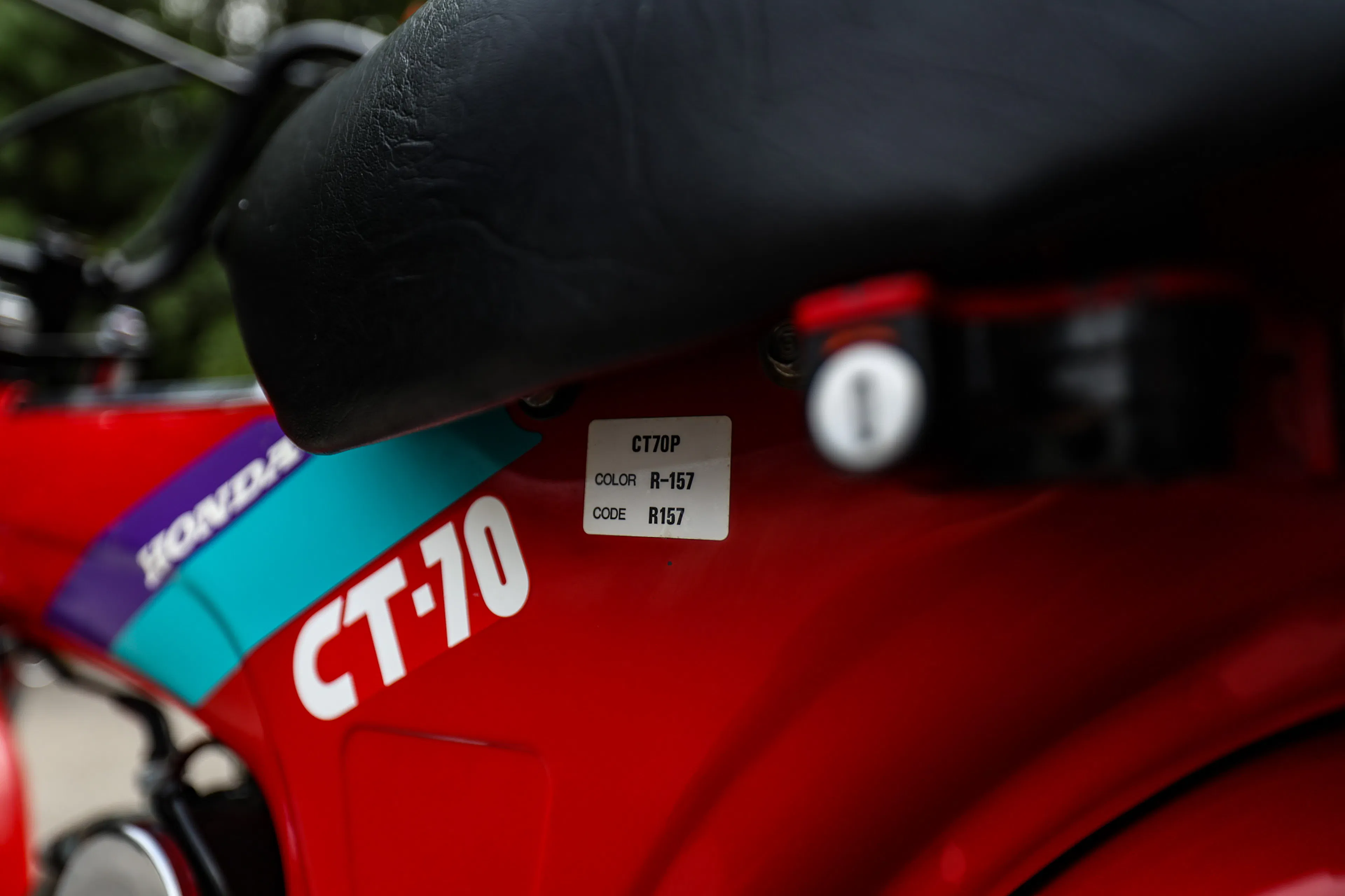 1993 Honda CT70 Mini Trail color code/decals