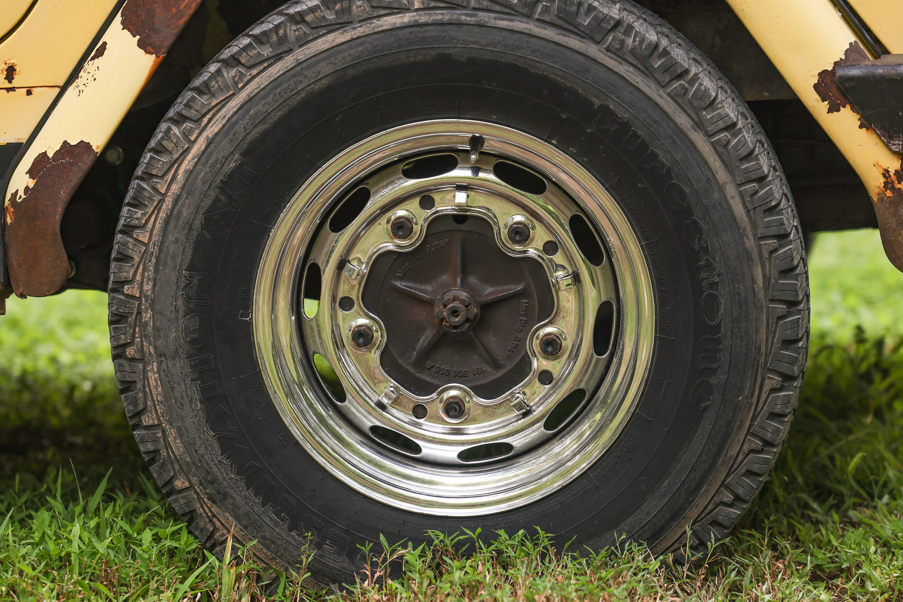 1973 Volkswagen Thing driver rear tire