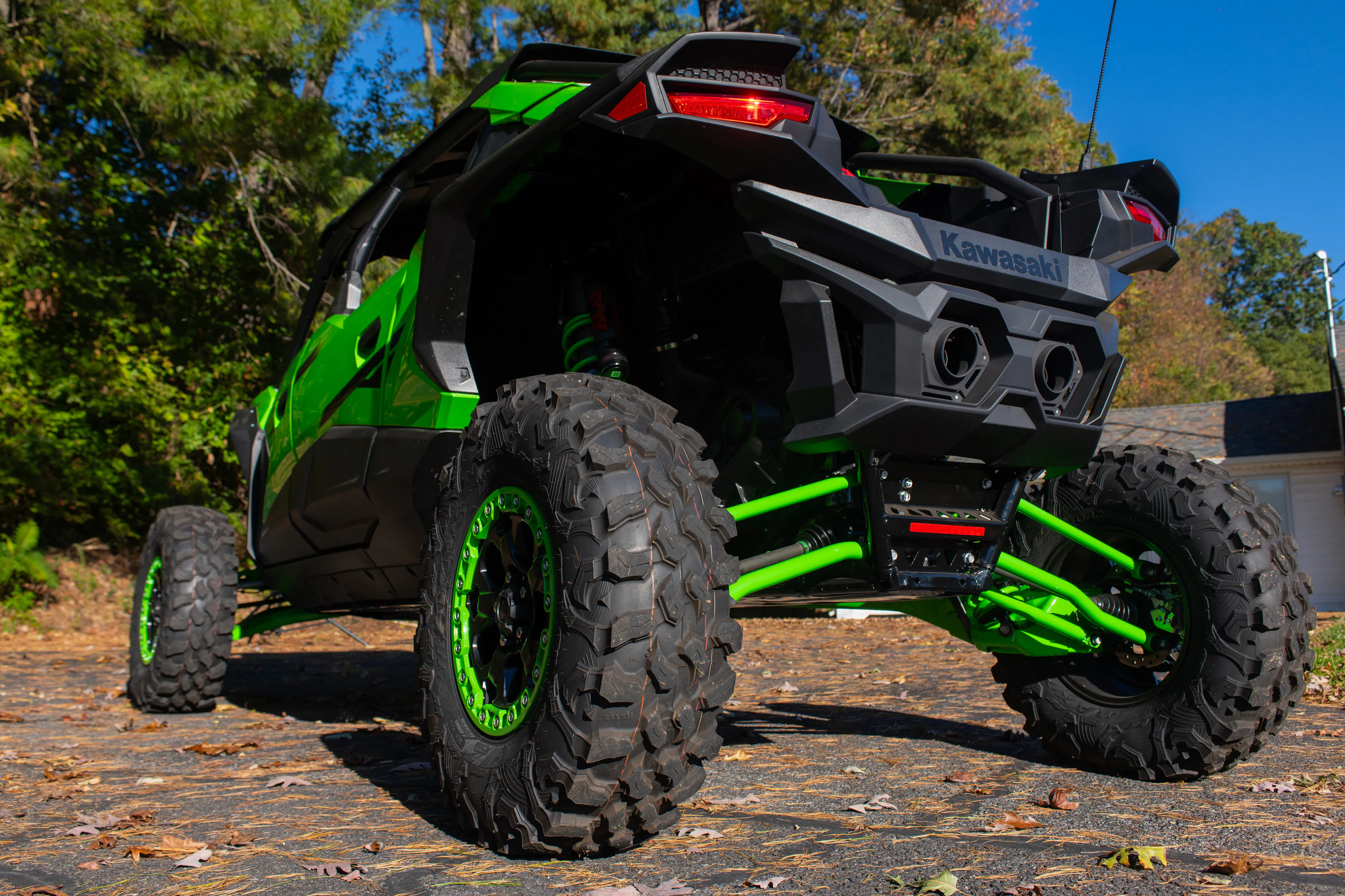 2026 Kawasaki Teryx5 H2 Deluxe driver rear 3/4 low