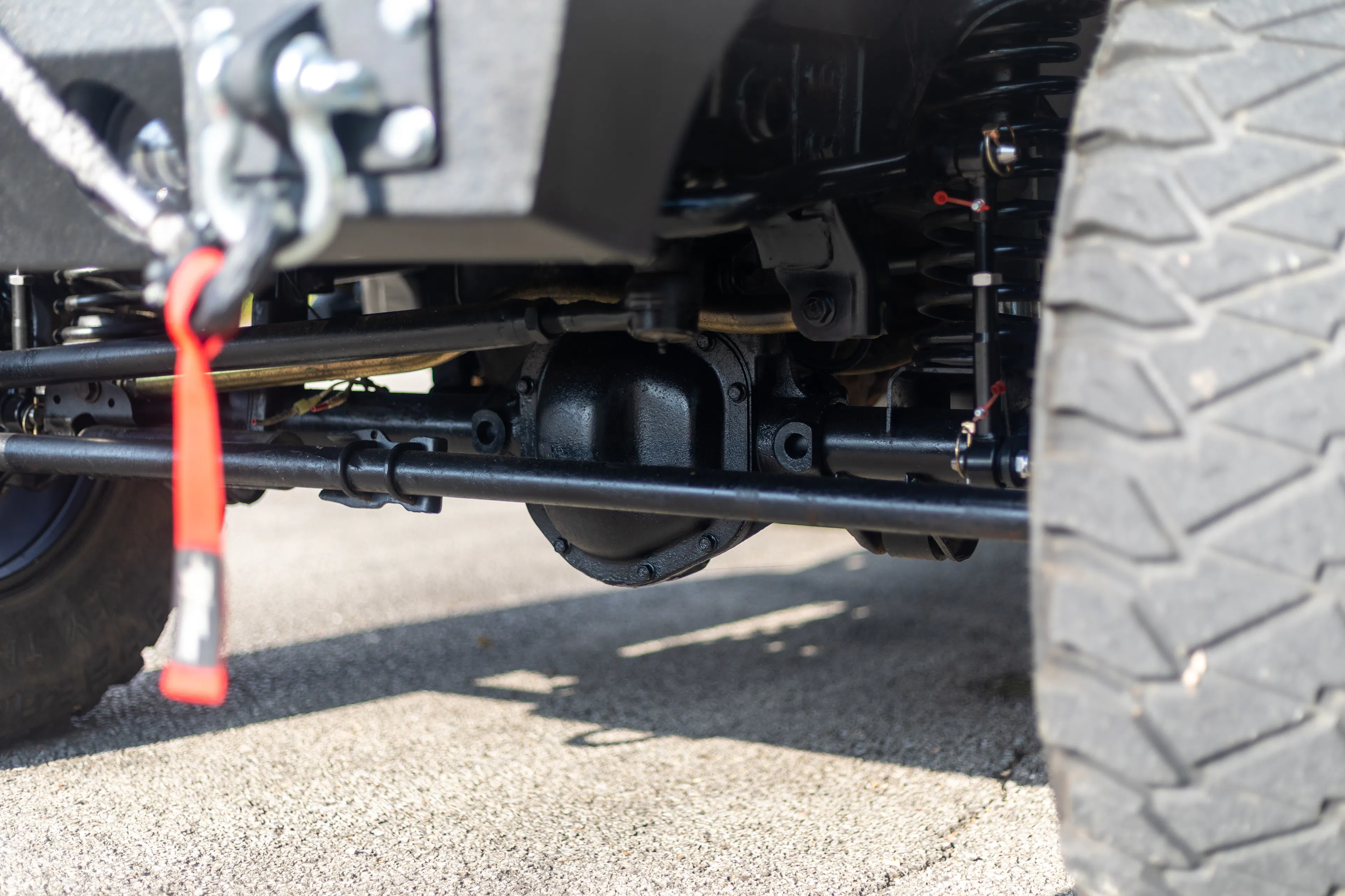 2007 Jeep Wrangler Limited Rubicon front axle center