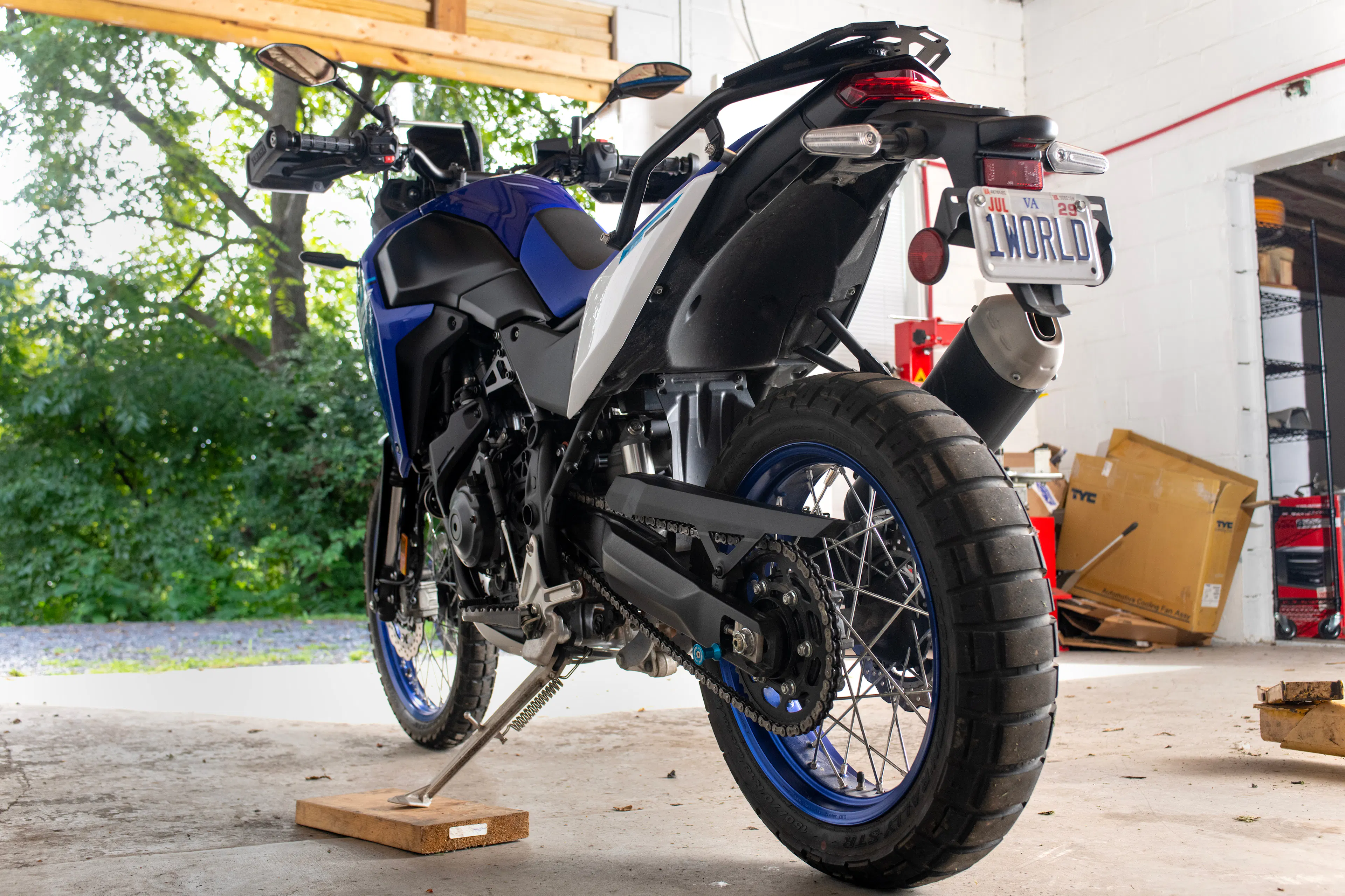 2025 Yamaha Tenere 700 left rear 3/4