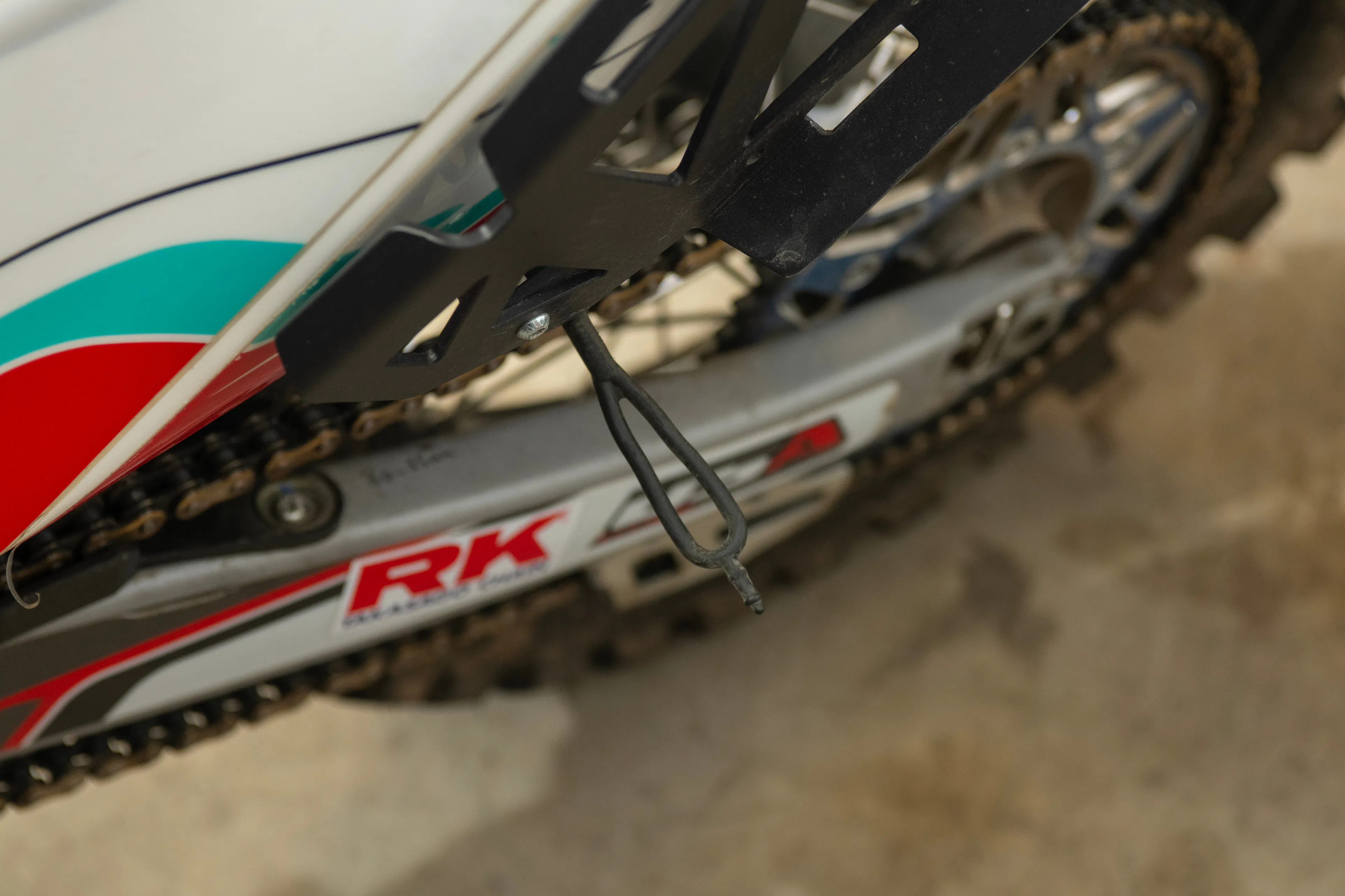 2024 Kove 450 Rally swingarm high