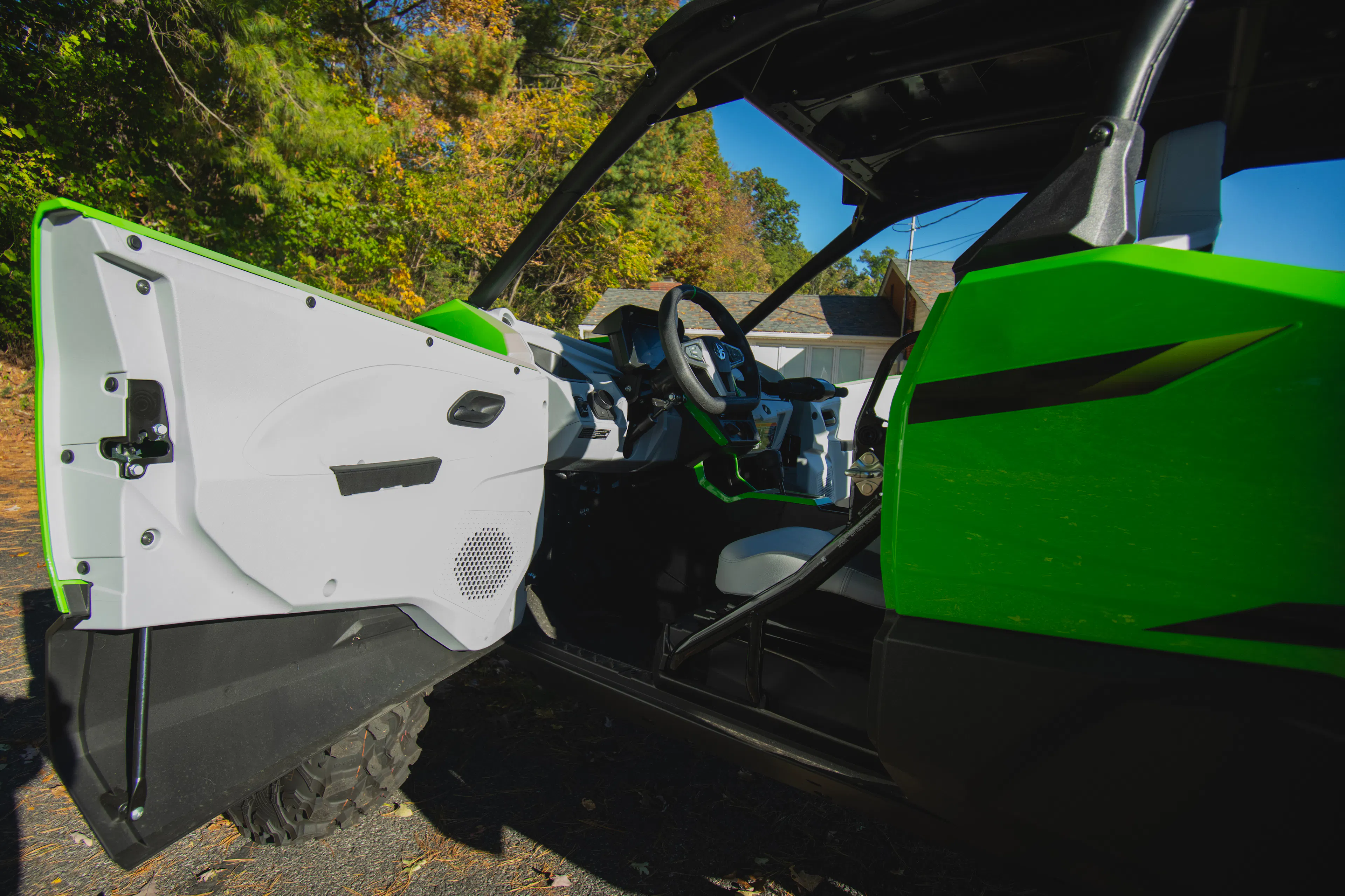 2026 Kawasaki Teryx5 H2 Deluxe driver door open