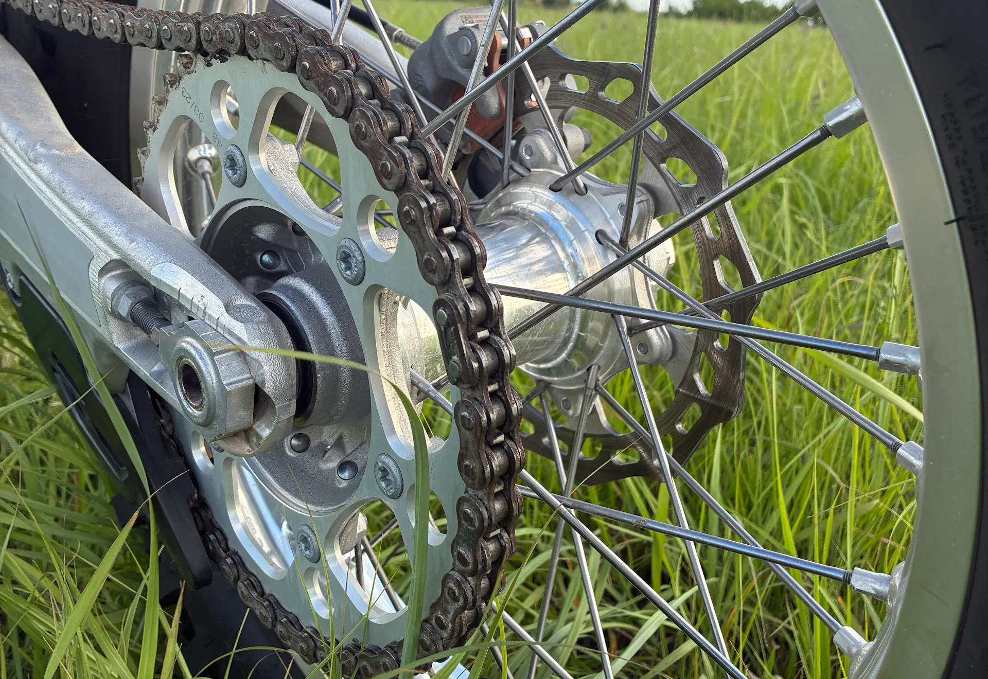 2024 GasGas ES500F sprocket/chain 