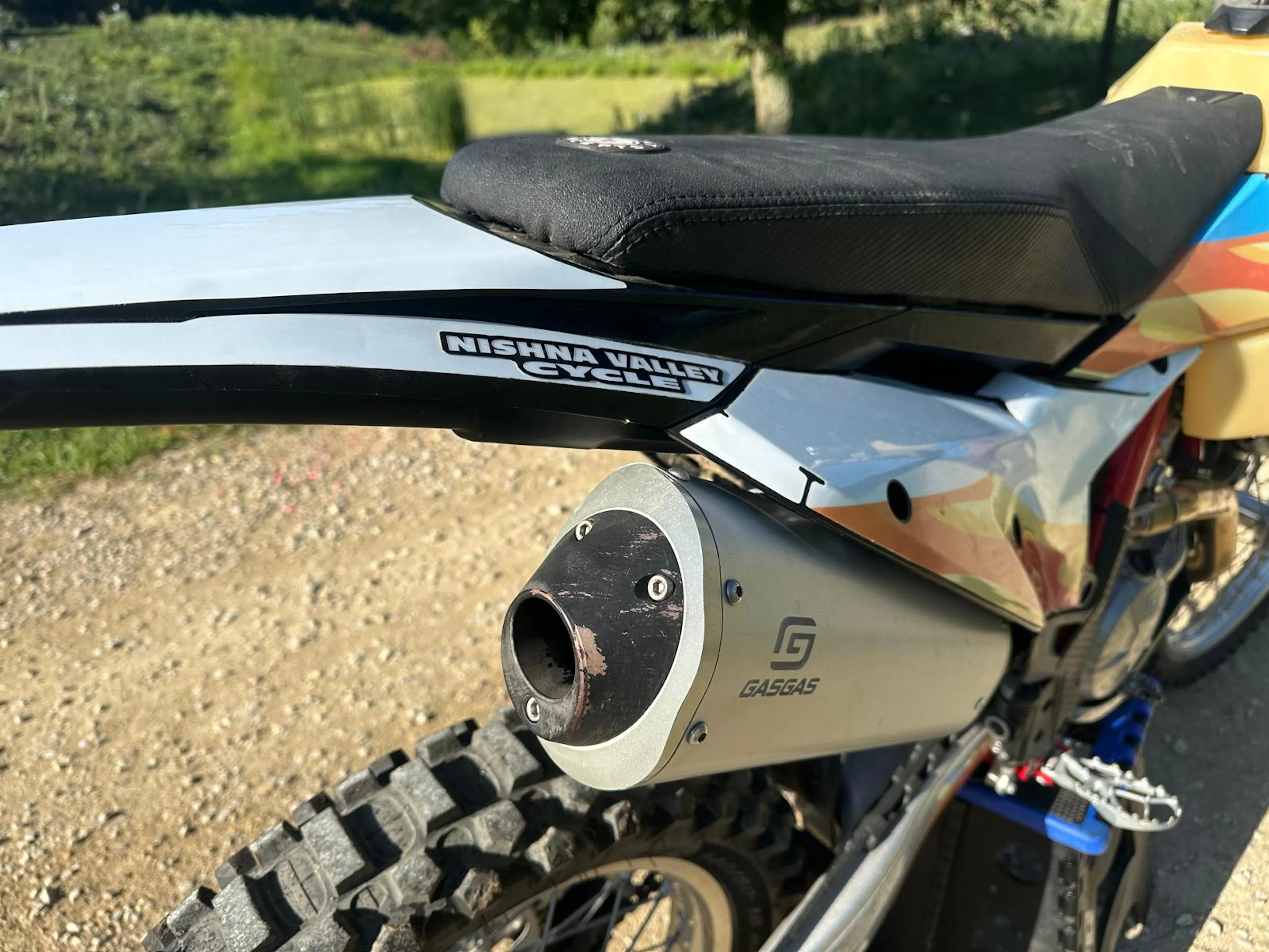 2024 GasGas ES500F exhaust
