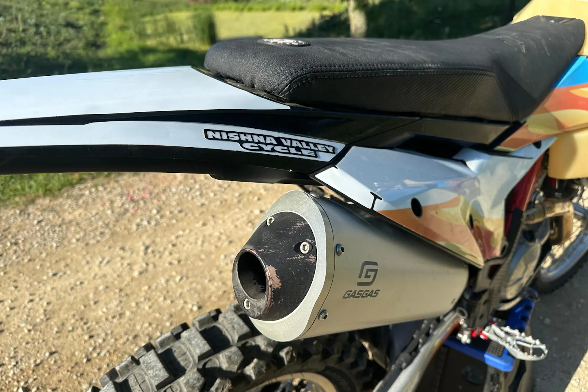 2024 GasGas ES500F exhaust